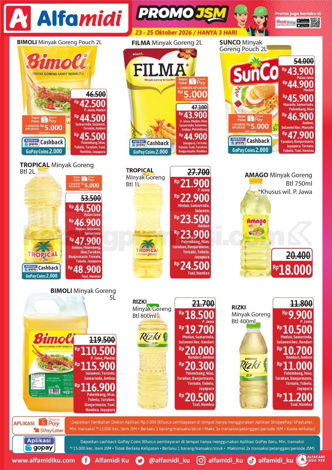 Promo JSM ALFAMIDI MINGGU INI 23-25 Oktober 2026