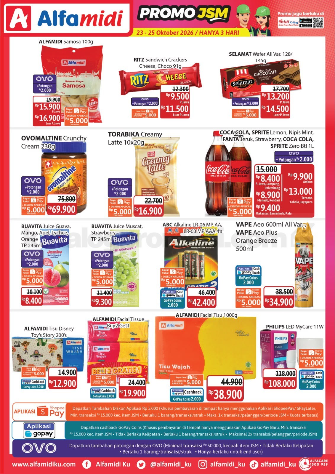 Promo JSM ALFAMIDI MINGGU INI 23-25 Oktober 2026