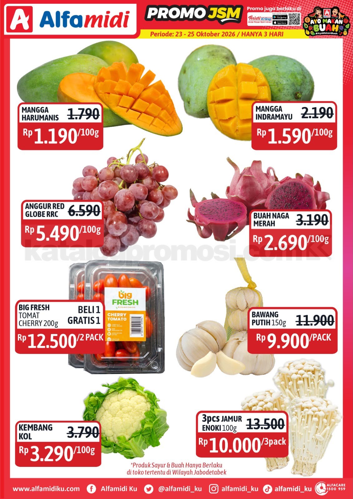 Promo JSM ALFAMIDI MINGGU INI 23-25 Oktober 2026