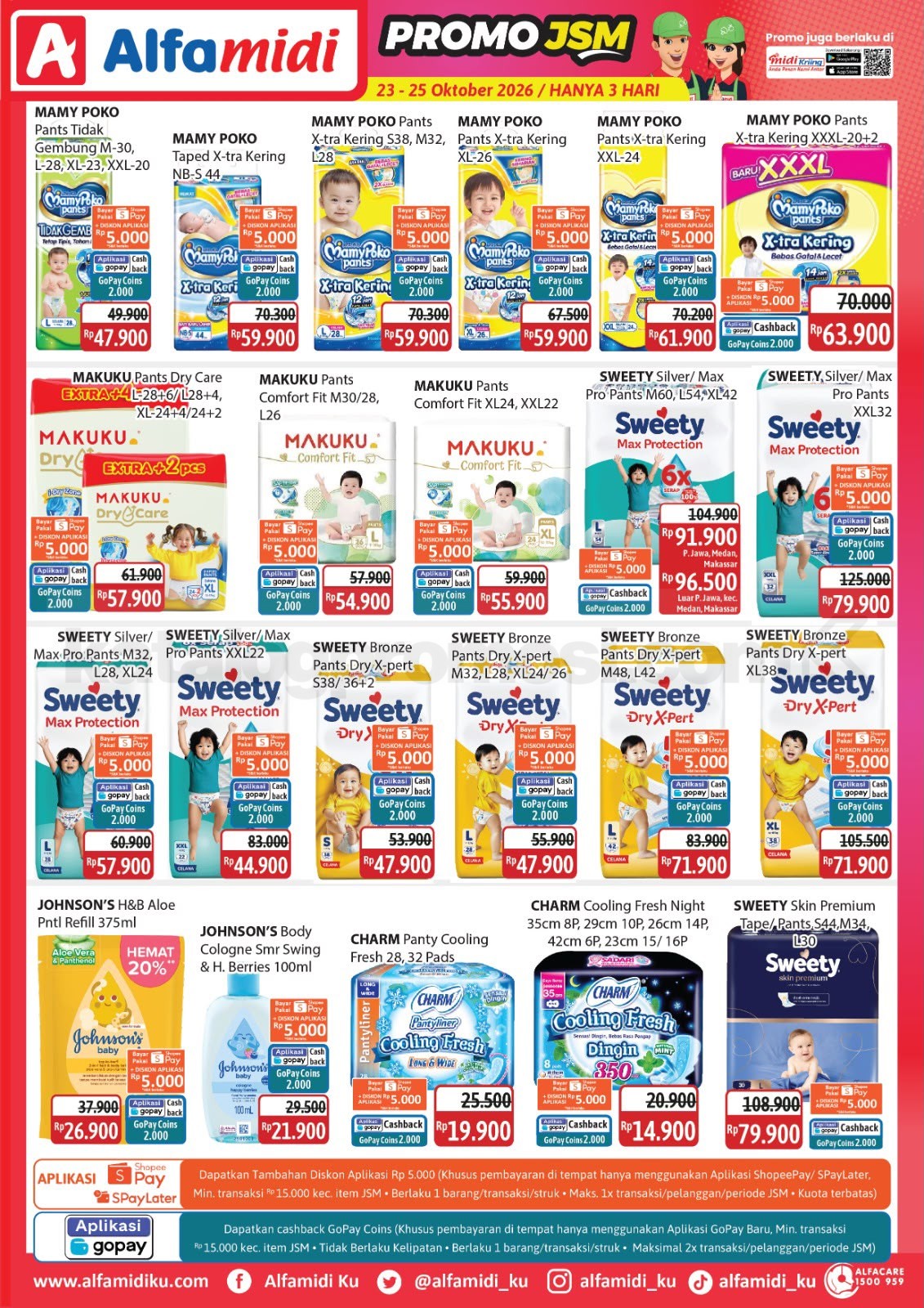 Promo JSM ALFAMIDI MINGGU INI 23-25 Oktober 2026