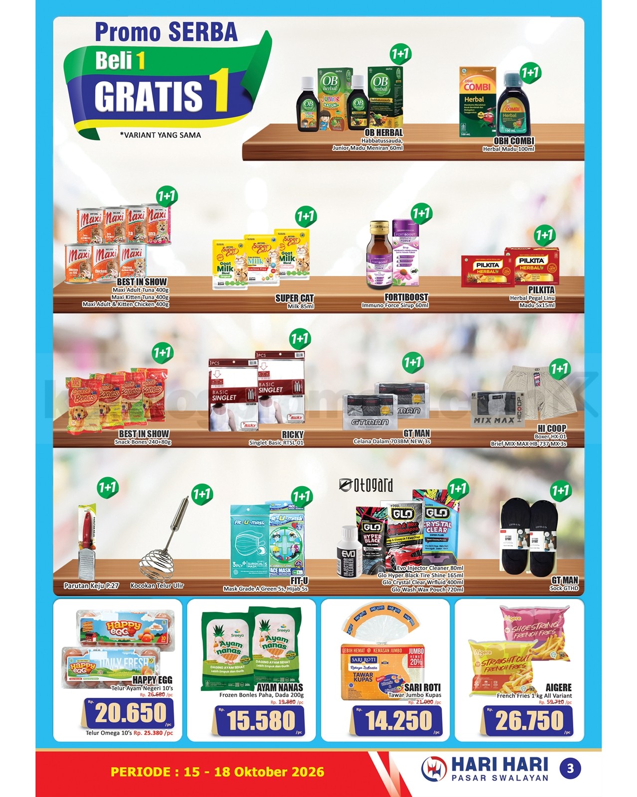 Promo JSM Hari Hari Swalayan 15-18 Oktober 2026