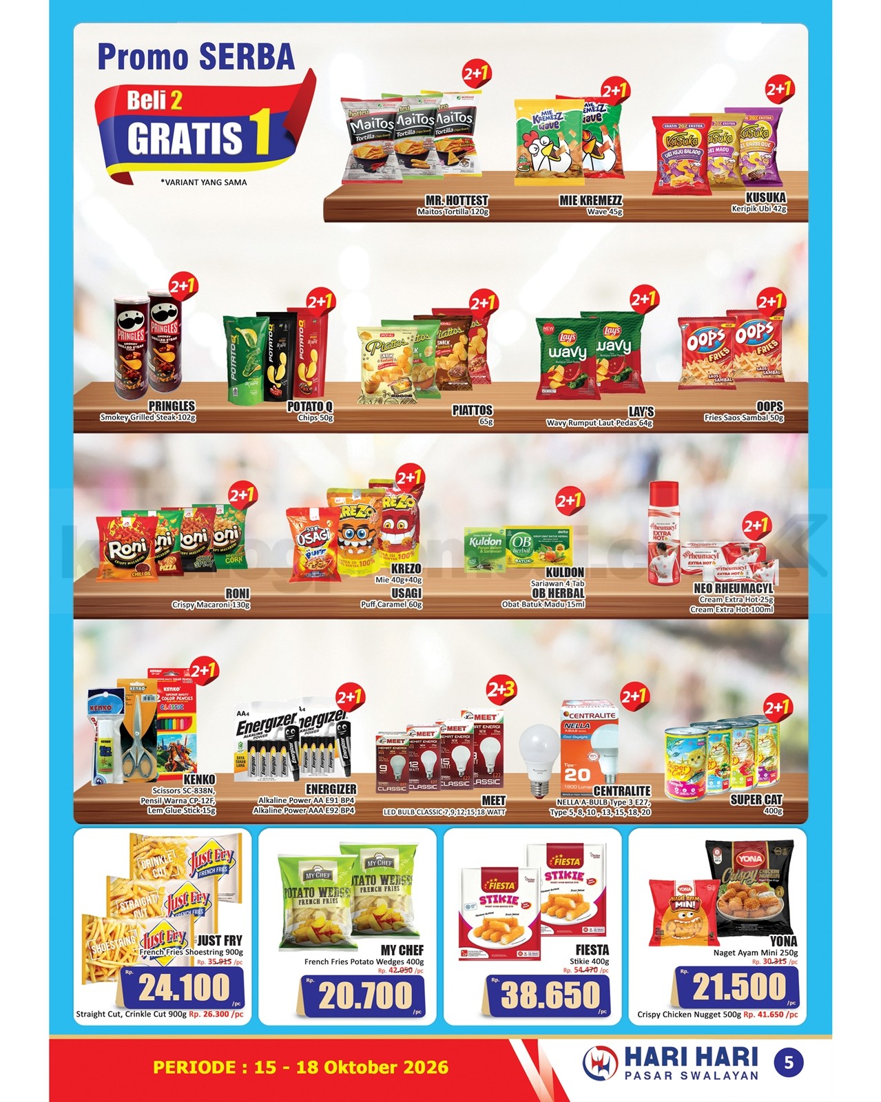 Promo JSM Hari Hari Swalayan 15-18 Oktober 2026