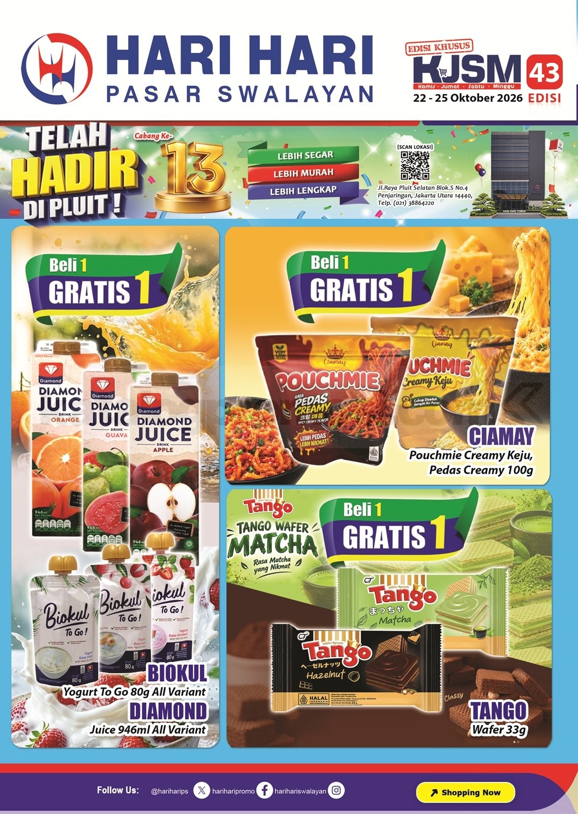 Promo JSM Hari Hari Swalayan 22-25 Oktober 2026