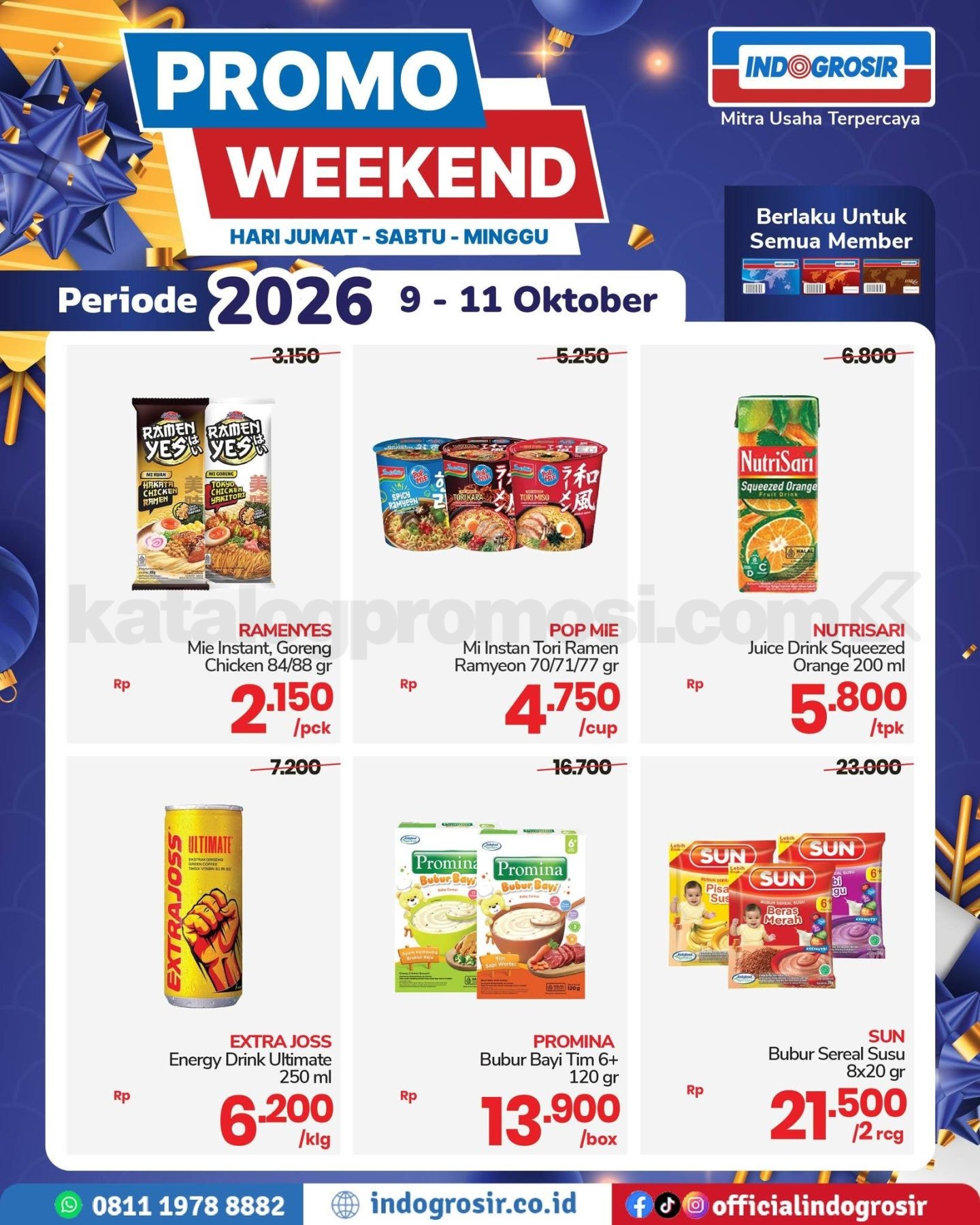 Promo JSM INDOGROSIR Weekend 09-11 Oktober 2026 Promo JSM INDOGROSIR Weekend 09-11 Oktober 2026 2