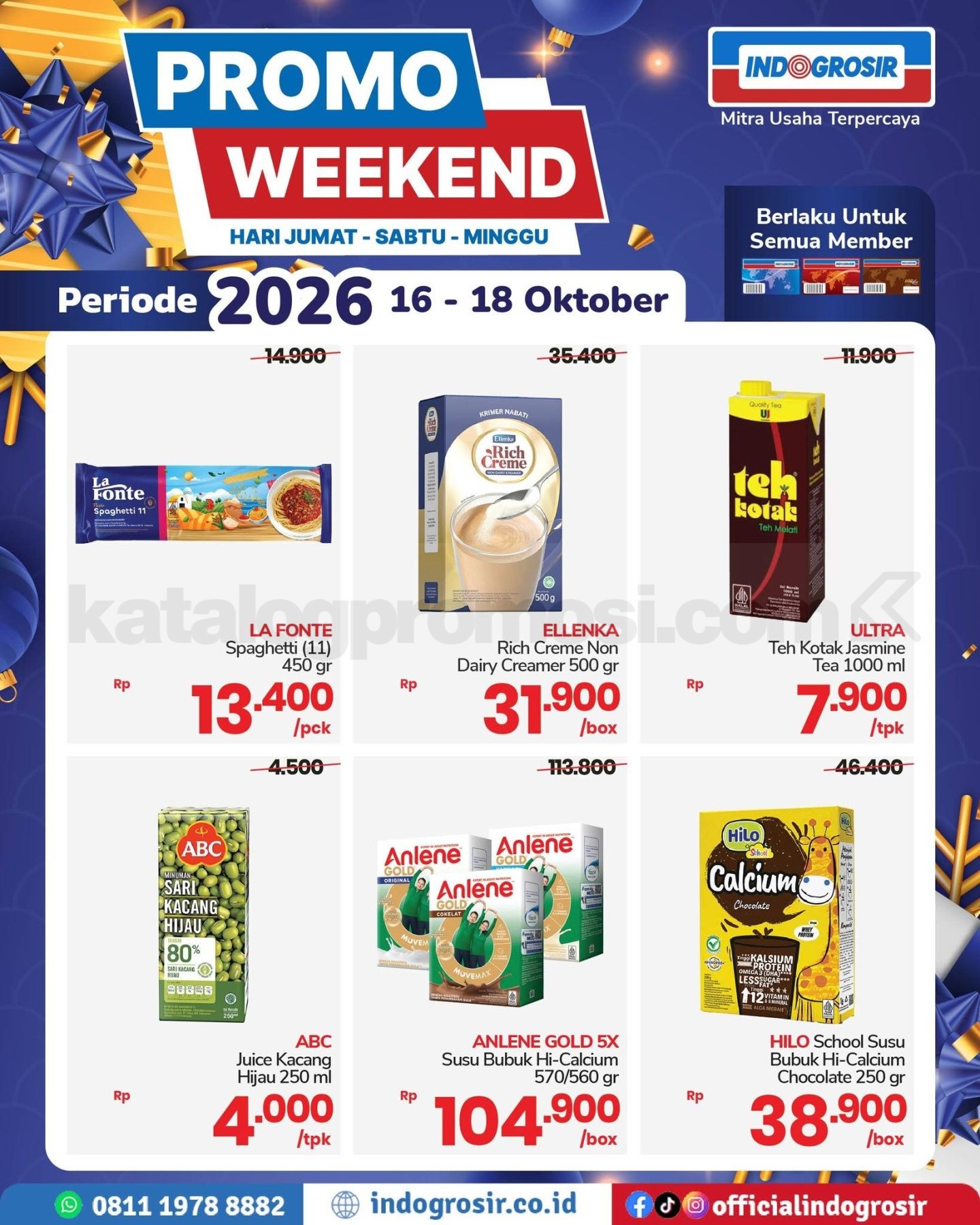 Promo JSM INDOGROSIR Weekend 16-18 Oktober 2026 Promo JSM INDOGROSIR Weekend 16-18 Oktober 2026 2