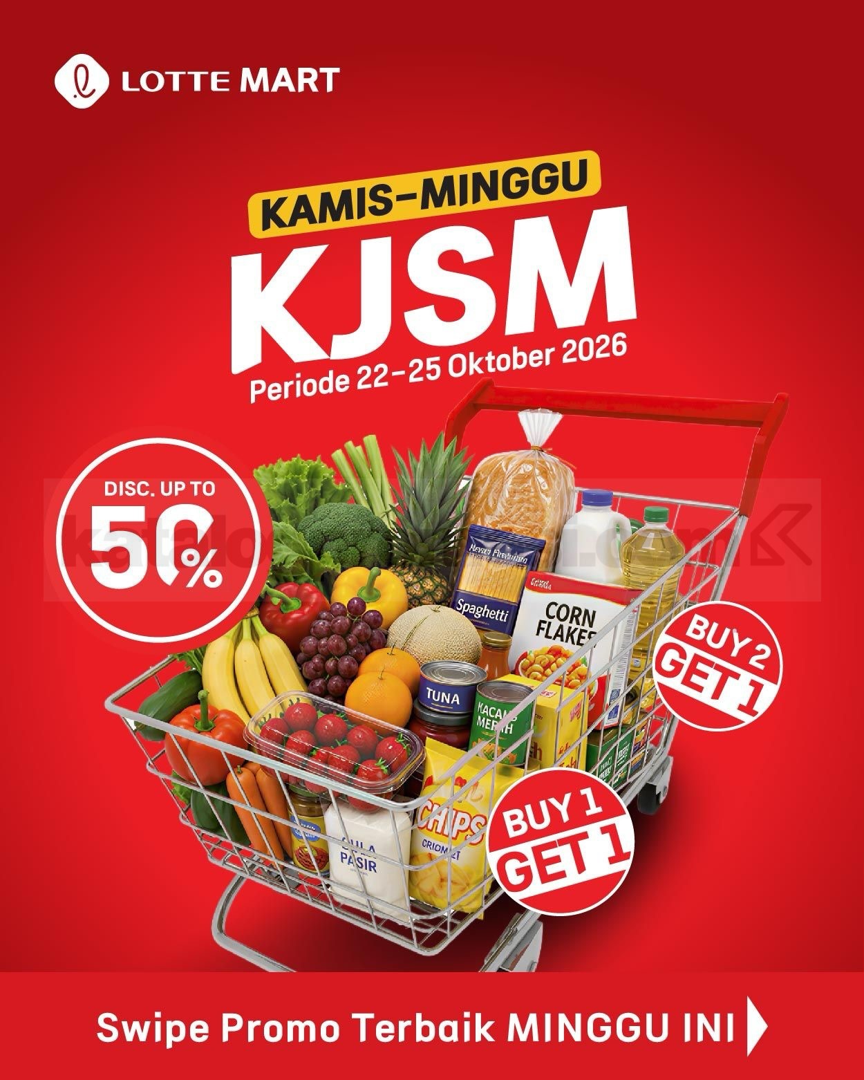 Promo JSM Lottemart Weekend 22-25 Oktober 2026