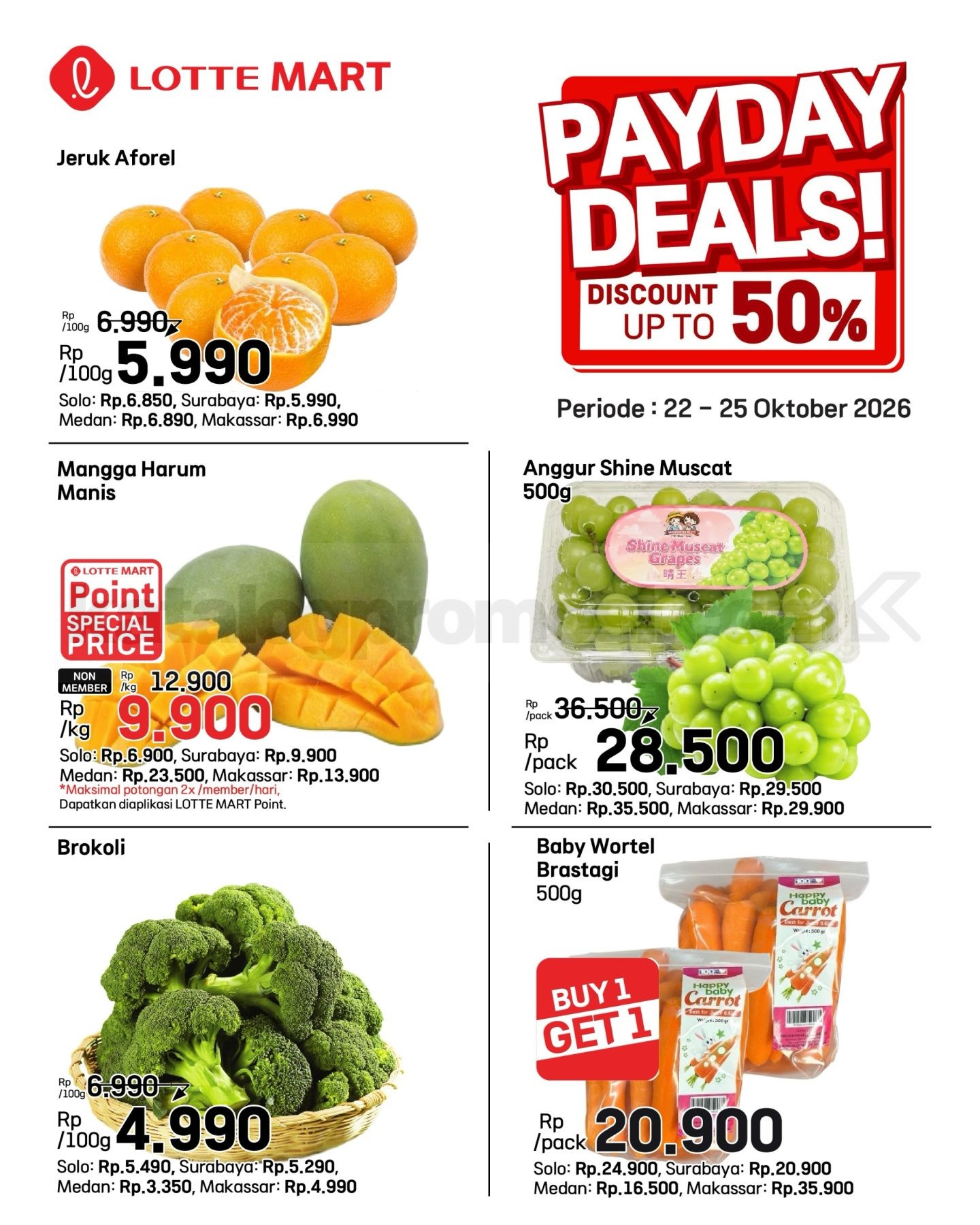 Promo JSM Lottemart Weekend 22-25 Oktober 2026