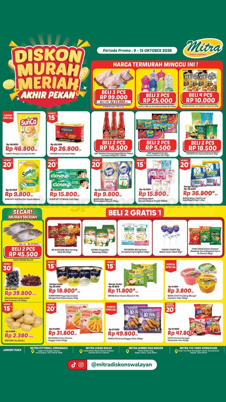 Promo JSM Mitra Diskon Swalayan 09-15 Oktober 2026