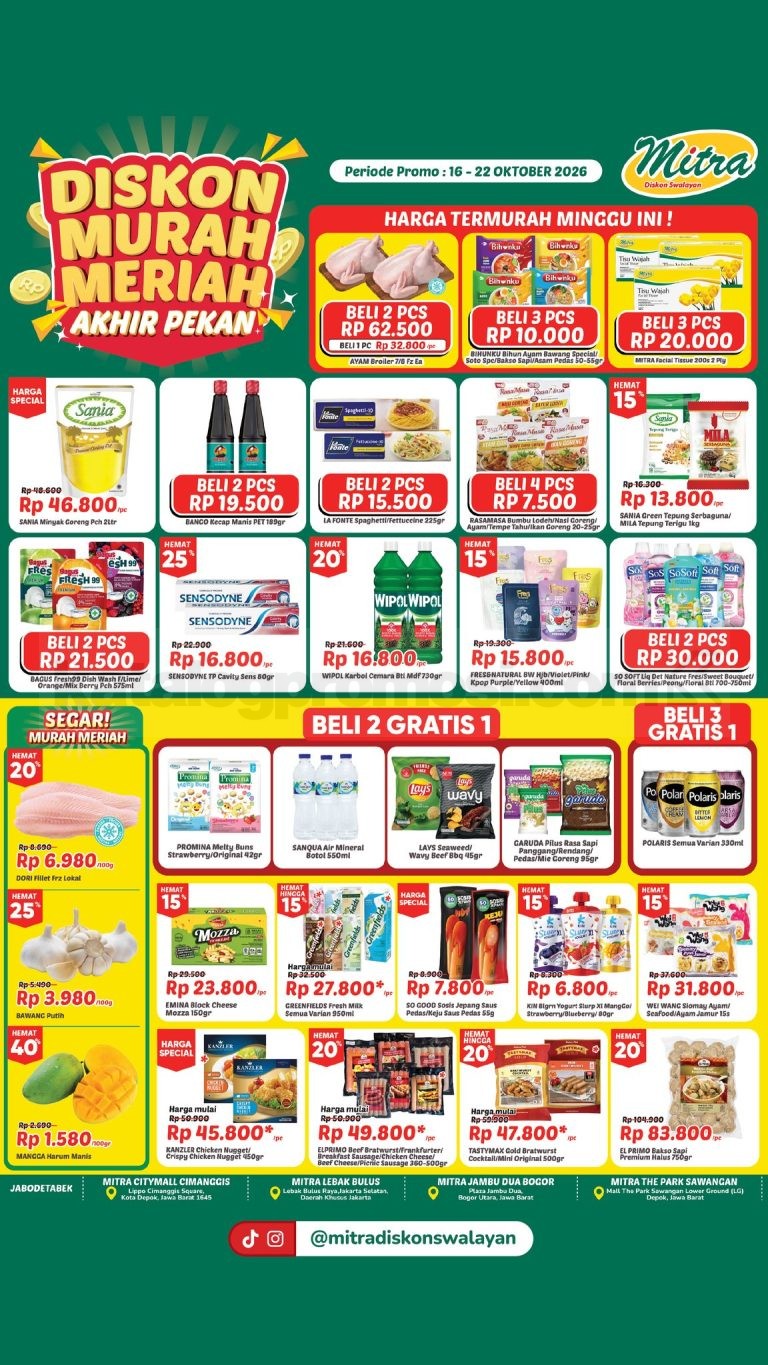 Promo JSM Mitra Diskon Swalayan 16-22 Oktober 2026