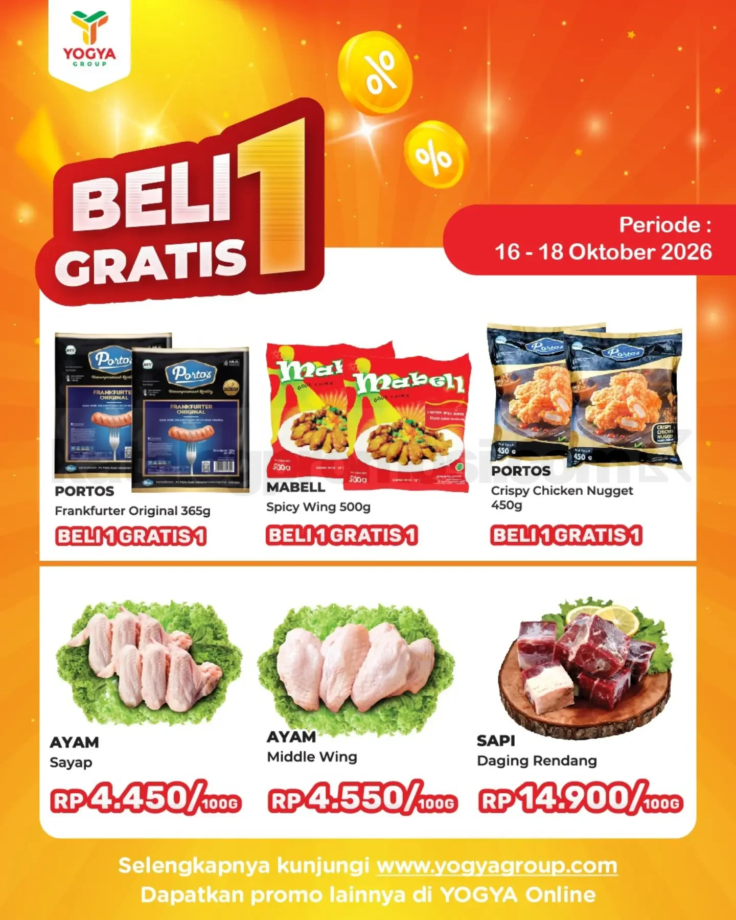 Promo JSM TOSERBA YOGYA HARGA HERAN 16-18 Oktober 2026