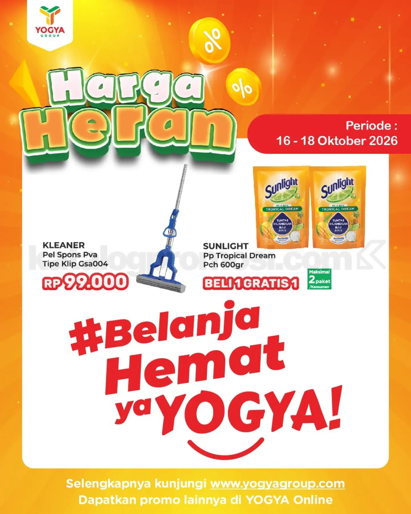 Promo JSM TOSERBA YOGYA HARGA HERAN 16-18 Oktober 2026