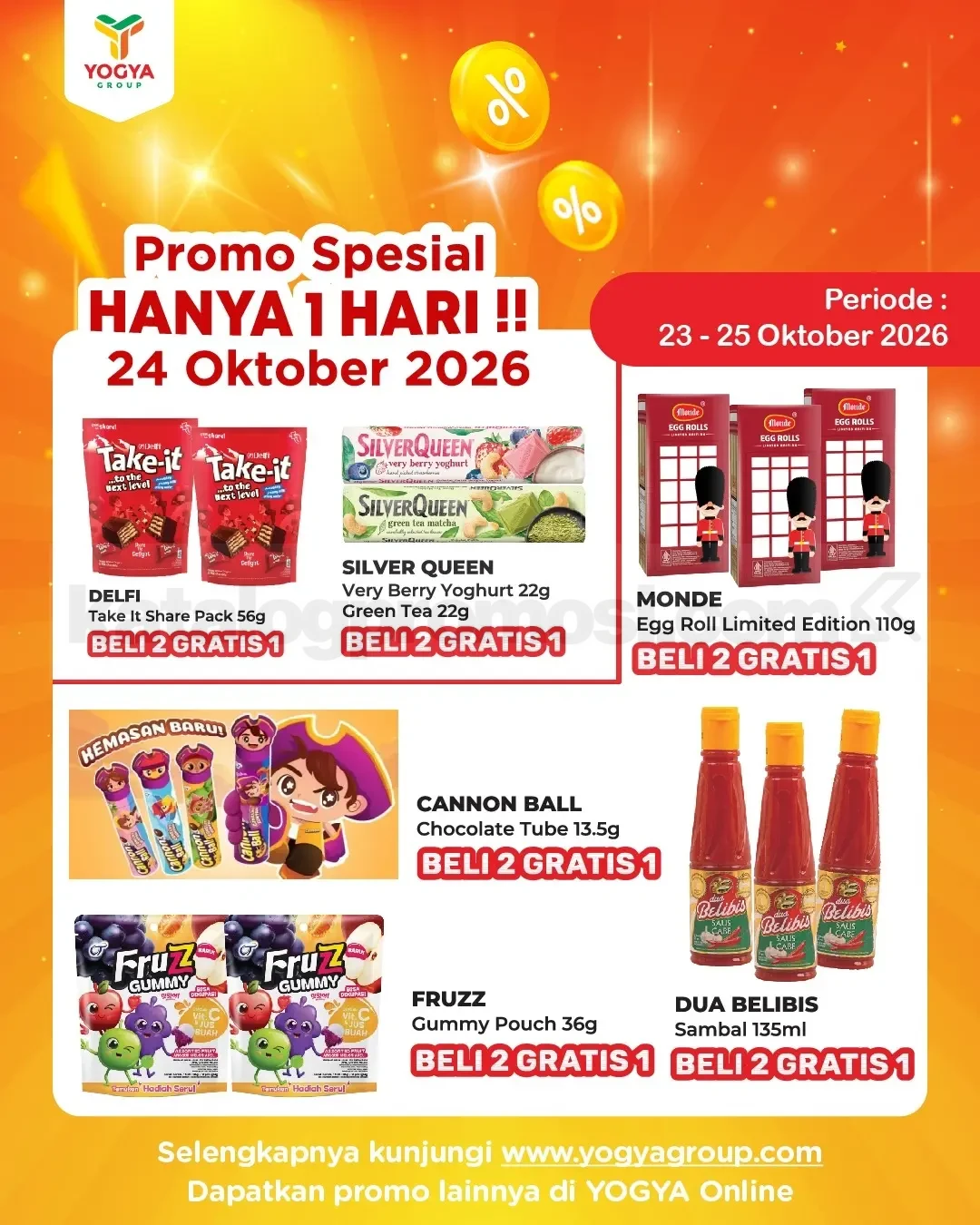 Promo JSM TOSERBA YOGYA HARGA HERAN 23-25 Oktober 2026
