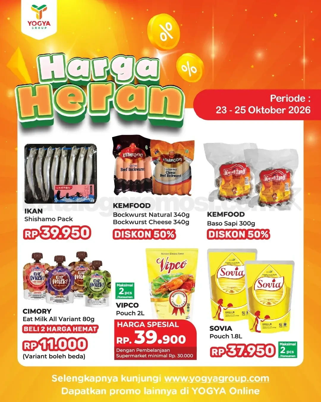 Promo JSM TOSERBA YOGYA HARGA HERAN 23-25 Oktober 2026