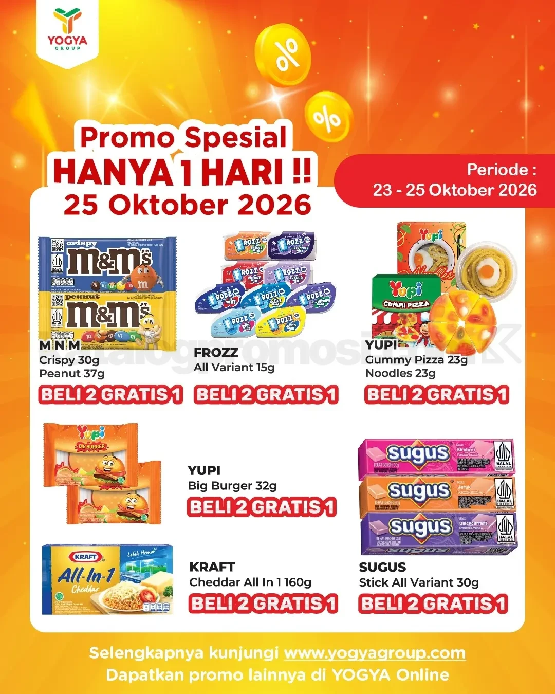 Promo JSM TOSERBA YOGYA HARGA HERAN 23-25 Oktober 2026