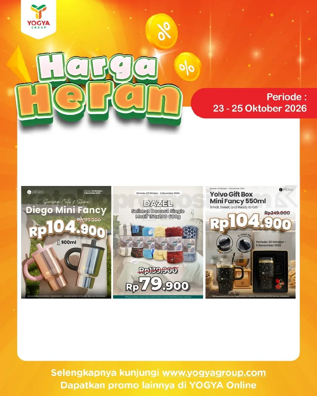 Promo JSM TOSERBA YOGYA HARGA HERAN 23-25 Oktober 2026