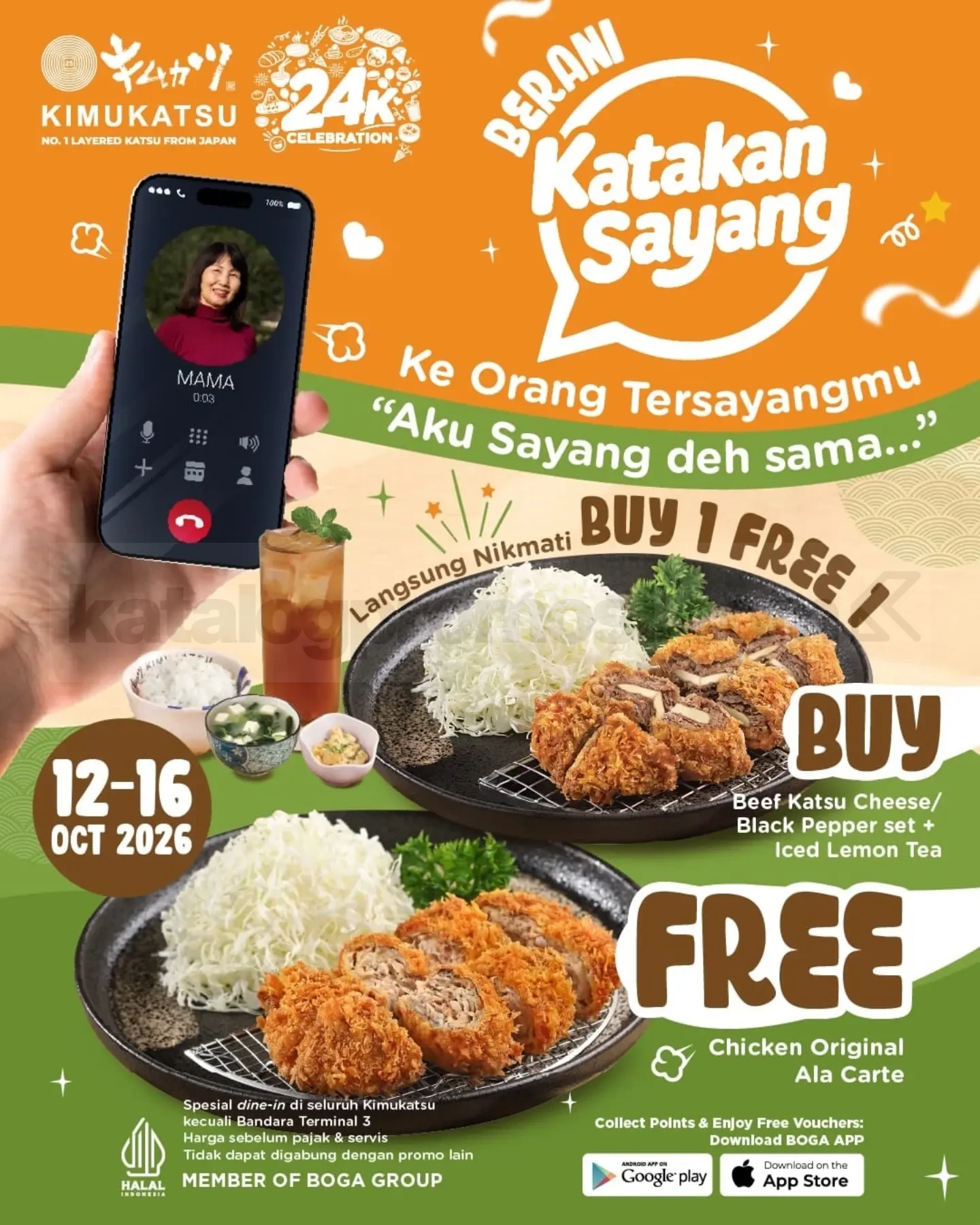 Promo Kimukatsu Buy 1 Free 1 Berani Katakan Sayang