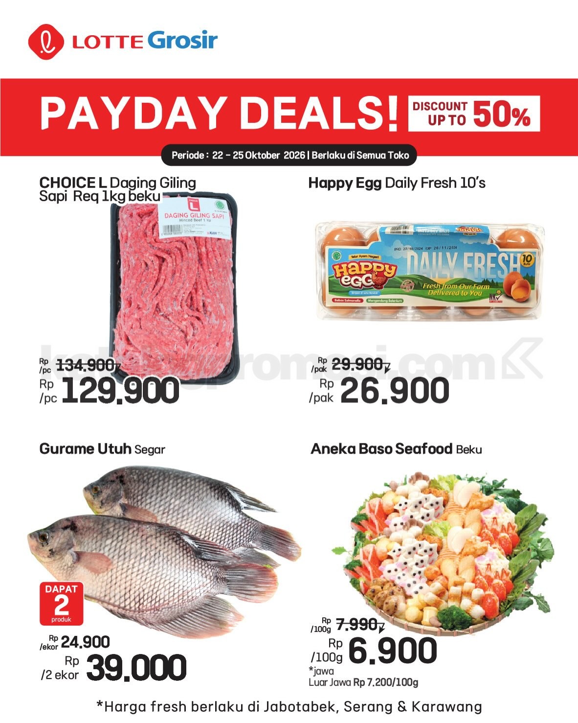 Promo LOTTE GROSIR HITS AKHIR PEKAN 22-25 Oktober 2026