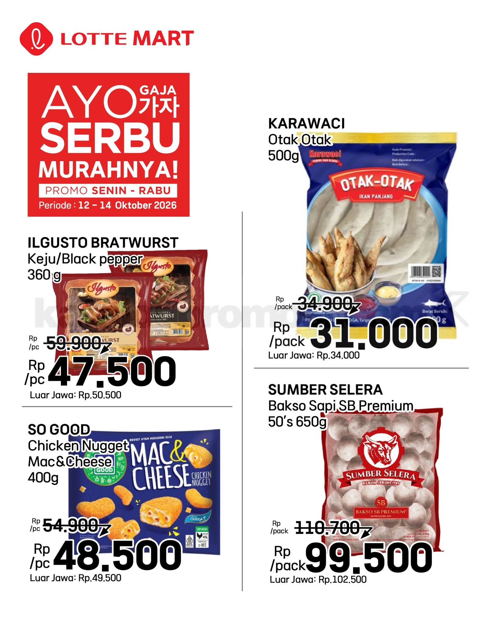 Promo LOTTEMART WEEKDAY SERBU 12-14 Oktober 2026