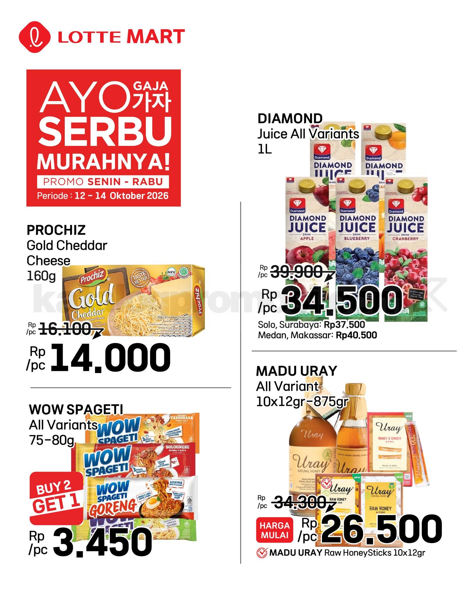 Promo LOTTEMART WEEKDAY SERBU 12-14 Oktober 2026