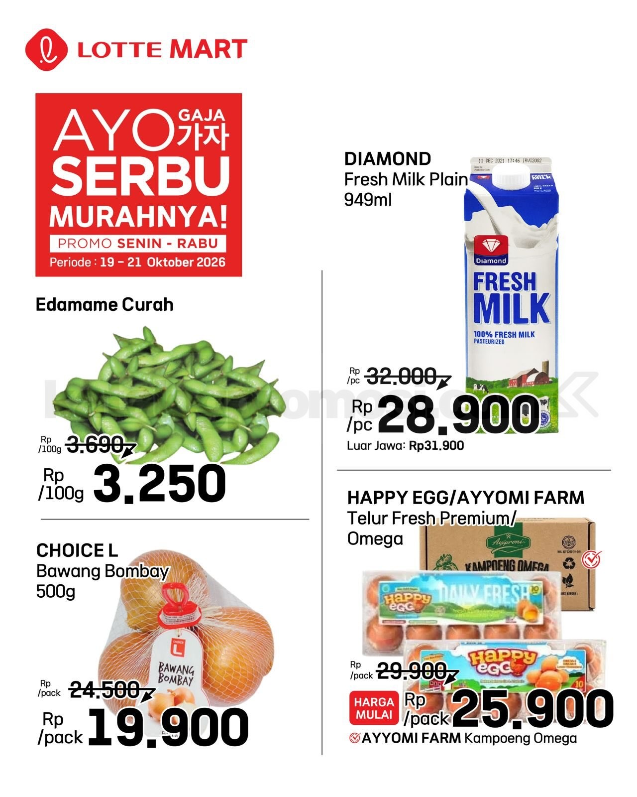 Promo LOTTEMART WEEKDAY SERBU 19-21 Oktober 2026