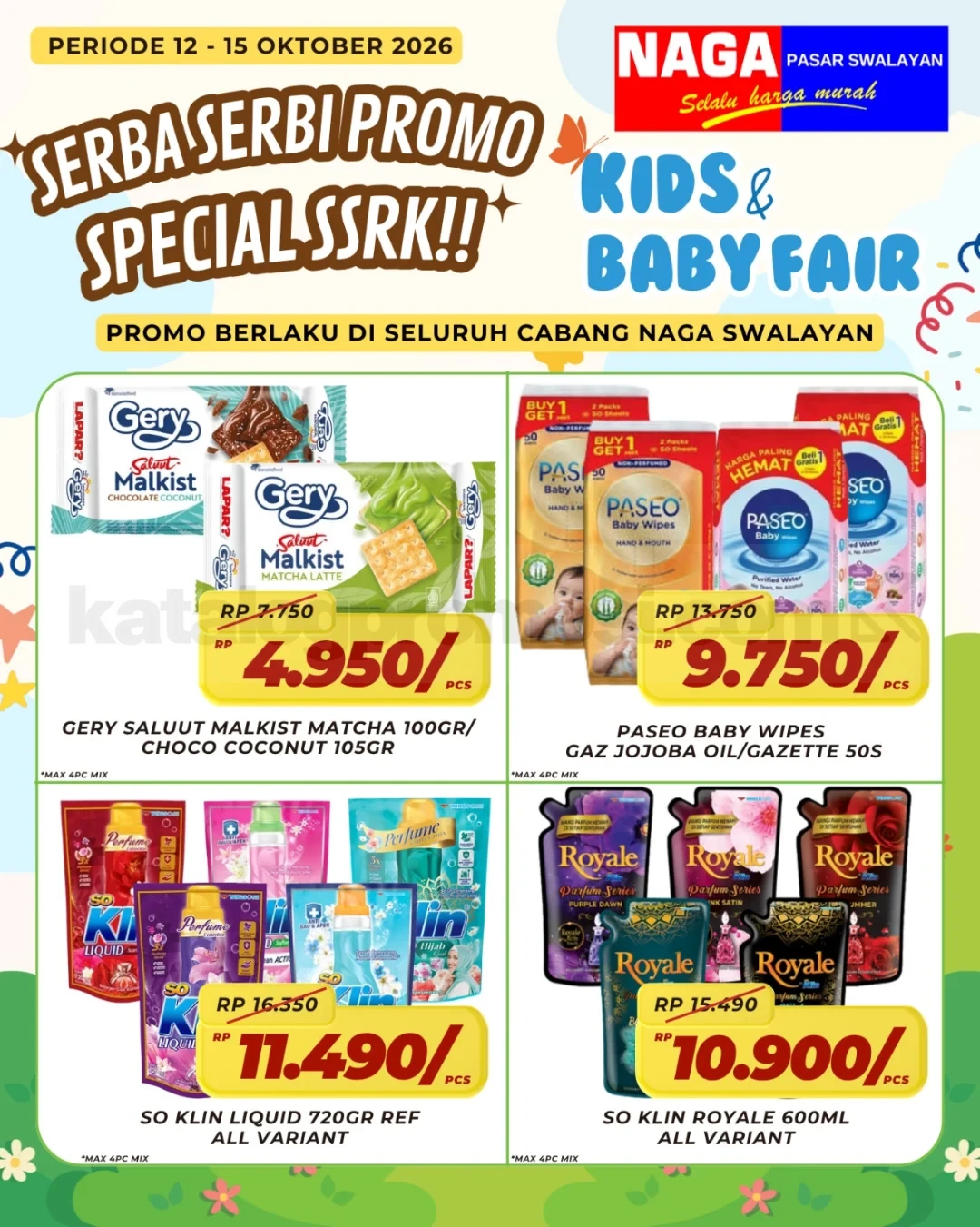Promo Naga Swalayan WEEKDAY 12-15 Oktober 2026