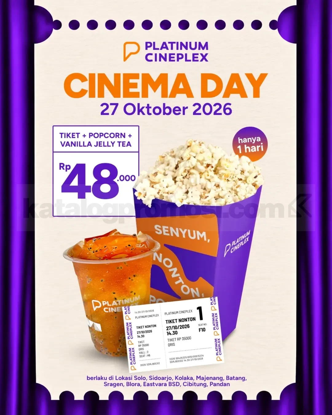 Promo Platinum Cineplex Cinema Day 2026 Tiket Cuma Rp25 Ribu Promo Platinum Cineplex Cinema Day 2026 Tiket Cuma Rp25 Ribu 1