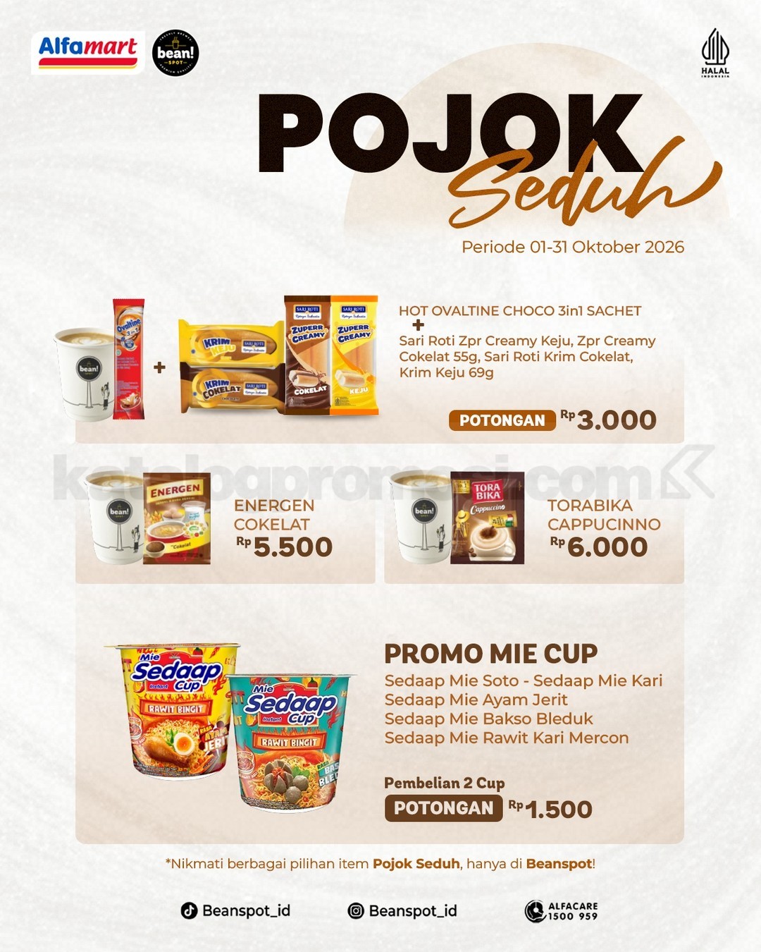 Promo Bean Spot Alfamart Pojok Seduh