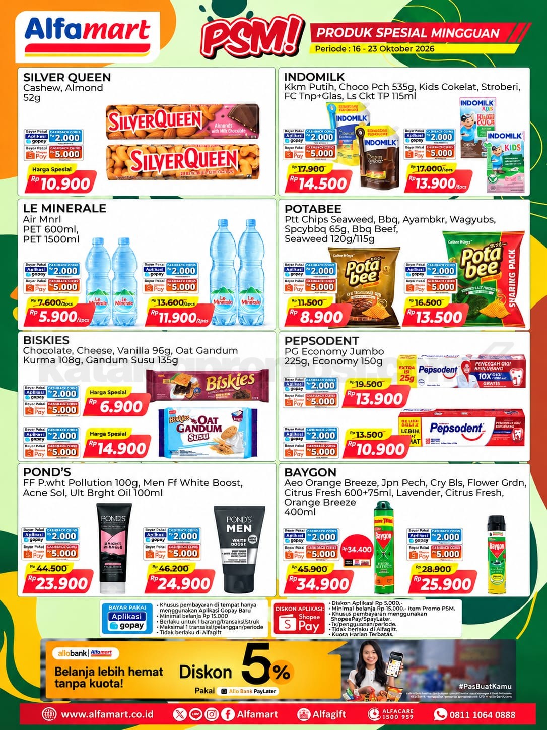 PROMO PSM ALFAMART 16-23 Oktober 2026