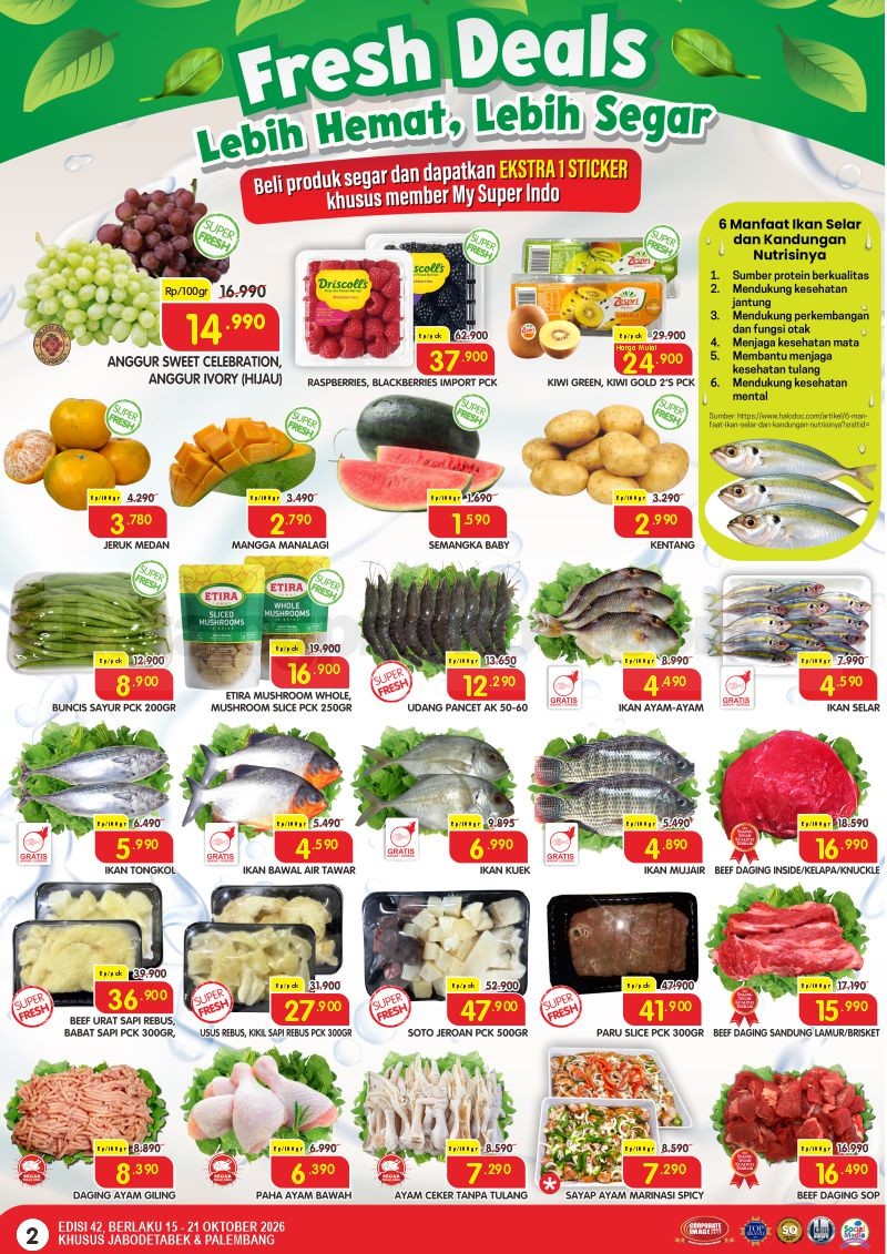 Promo Superindo Katalog 15-21 Oktober 2026