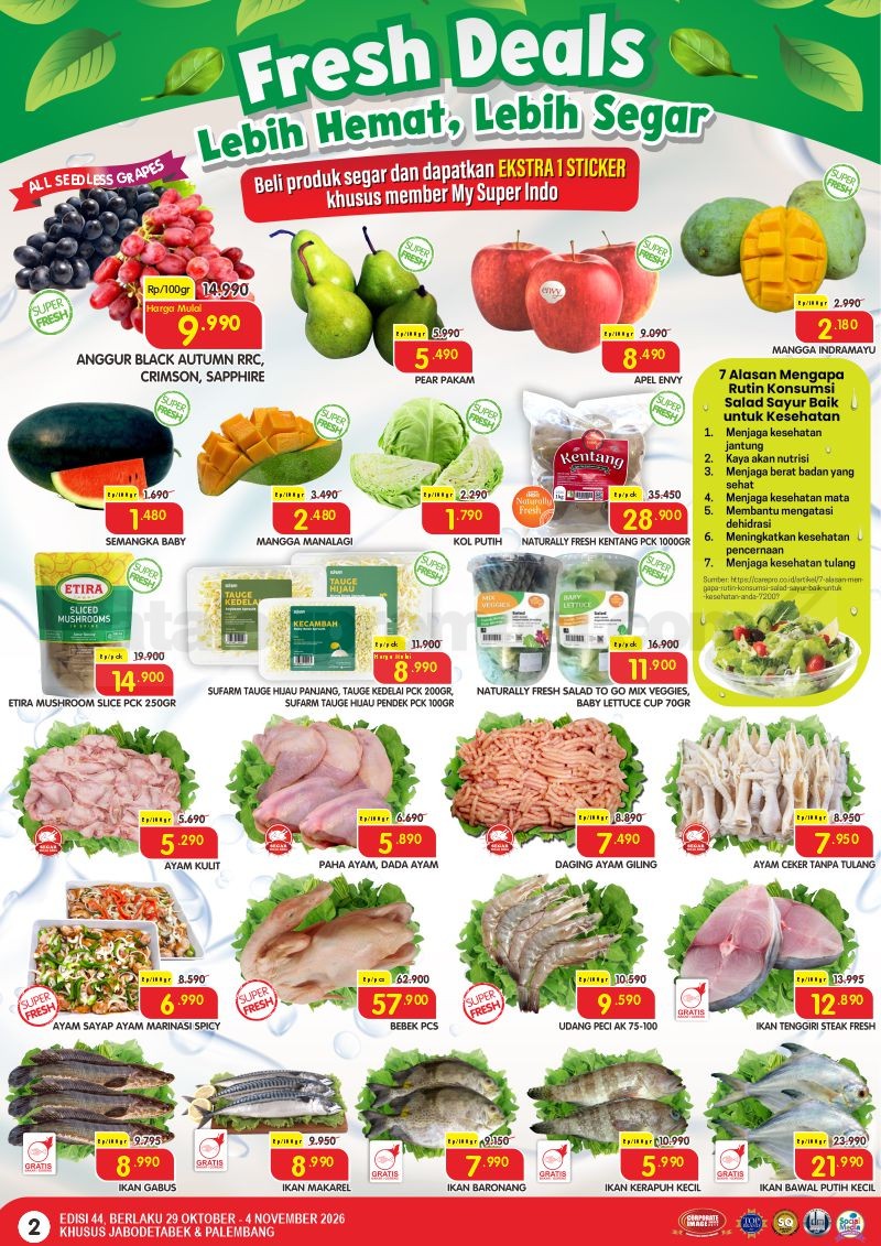 Promo JSM Superindo 30 Oktober - 01 November 2026 Terbaru Minggu Ini Promo JSM Superindo 30 Oktober - 01 November 2026 Terbaru Minggu Ini 1