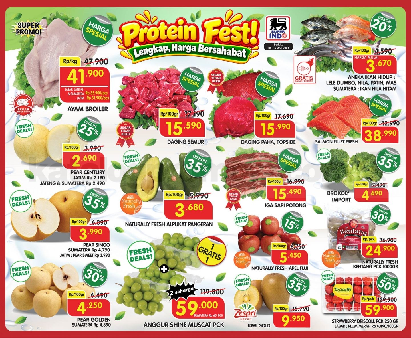 Promo SUPERINDO Weekday 12-15 Oktober 2026 Promo SUPERINDO Weekday 12-15 Oktober 2026