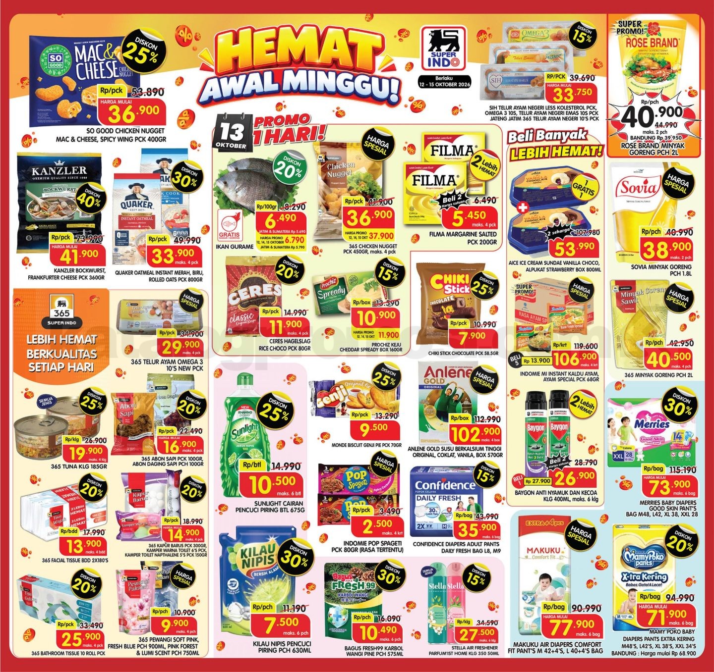 Promo SUPERINDO Weekday 12-15 Oktober 2026 Promo SUPERINDO Weekday 12-15 Oktober 2026 1