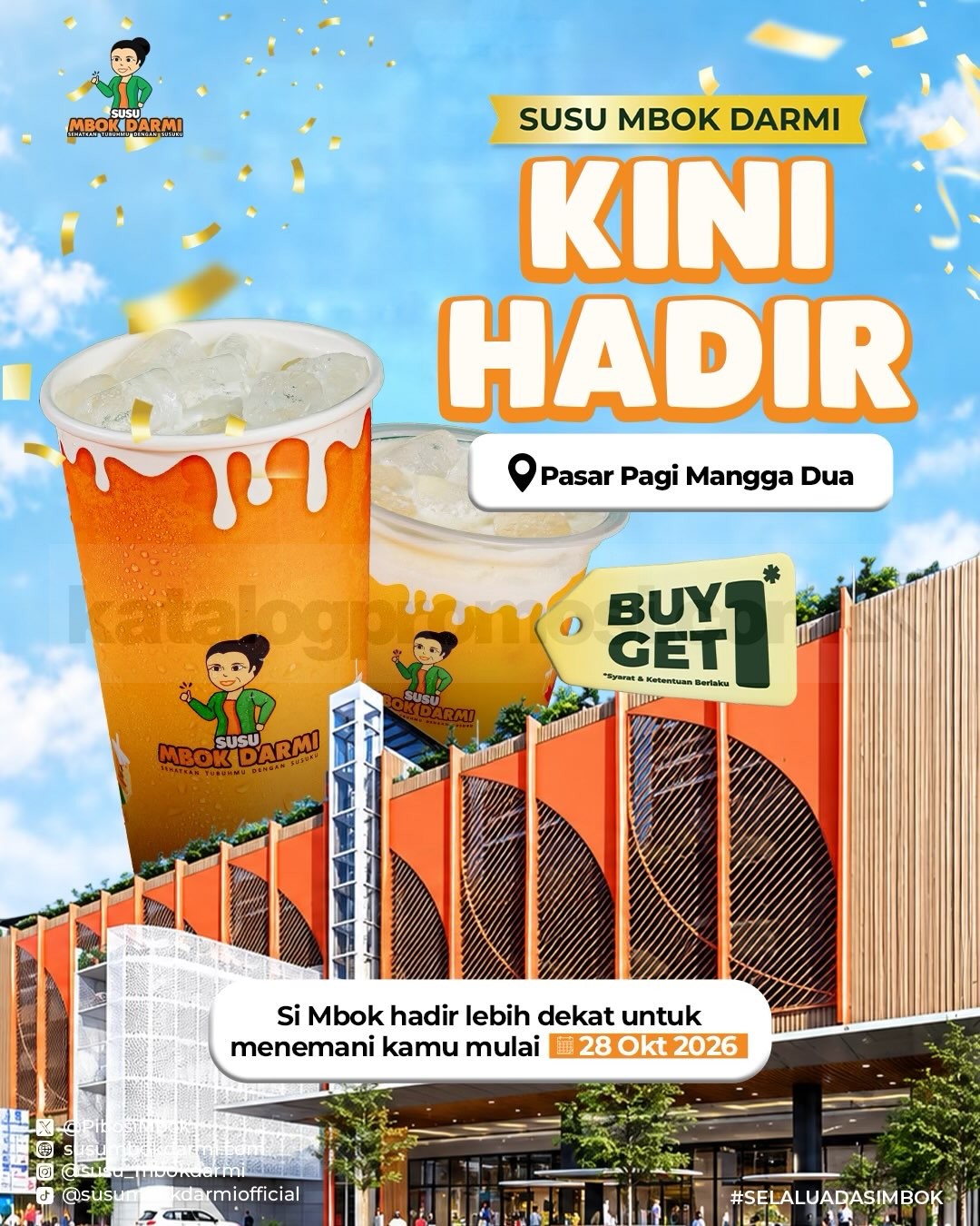 Promo Susu Mbok Darmi Grand Opening Beli 1 Gratis 1 Promo Susu Mbok Darmi Grand Opening Beli 1 Gratis 1 1