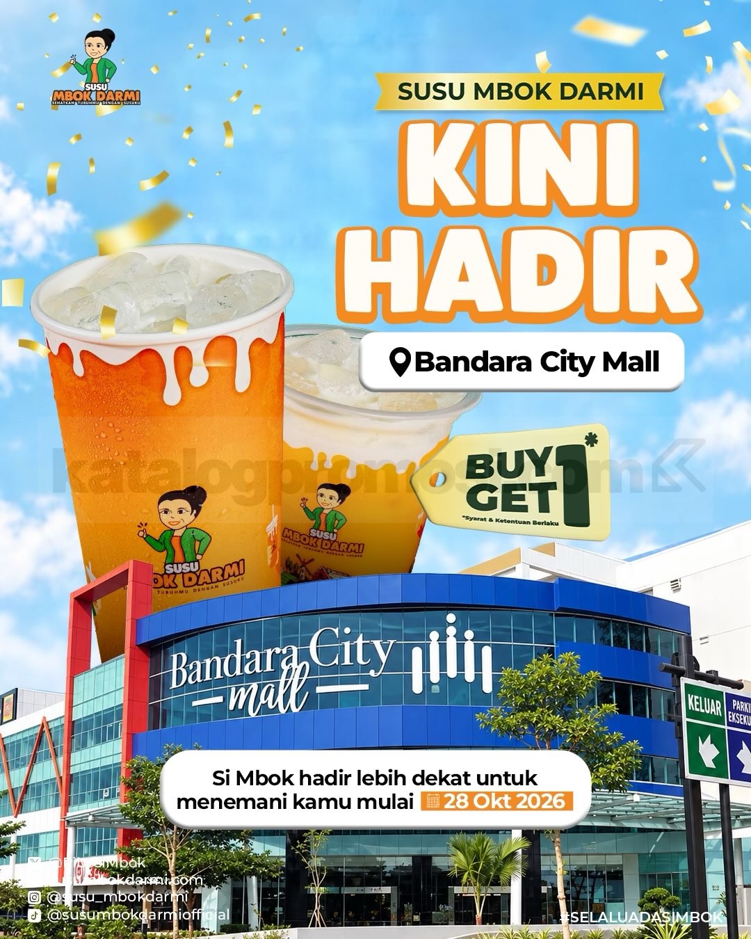 Promo Susu Mbok Darmi Grand Opening Beli 1 Gratis 1 Promo Susu Mbok Darmi Grand Opening Beli 1 Gratis 1 2