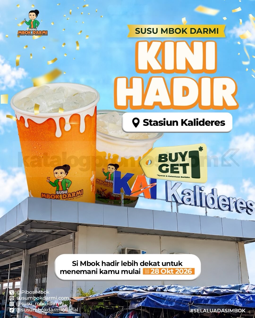 Promo Susu Mbok Darmi Grand Opening Beli 1 Gratis 1 Promo Susu Mbok Darmi Grand Opening Beli 1 Gratis 1 3