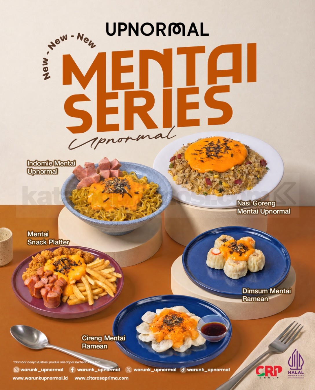 Promo Warunk Upnormal NEW! Mentai Series Mulai 20 Ribuan Promo Warunk Upnormal NEW! Mentai Series mulai 20 ribuan dengan pilihan menu makanan dan camilan mentai.