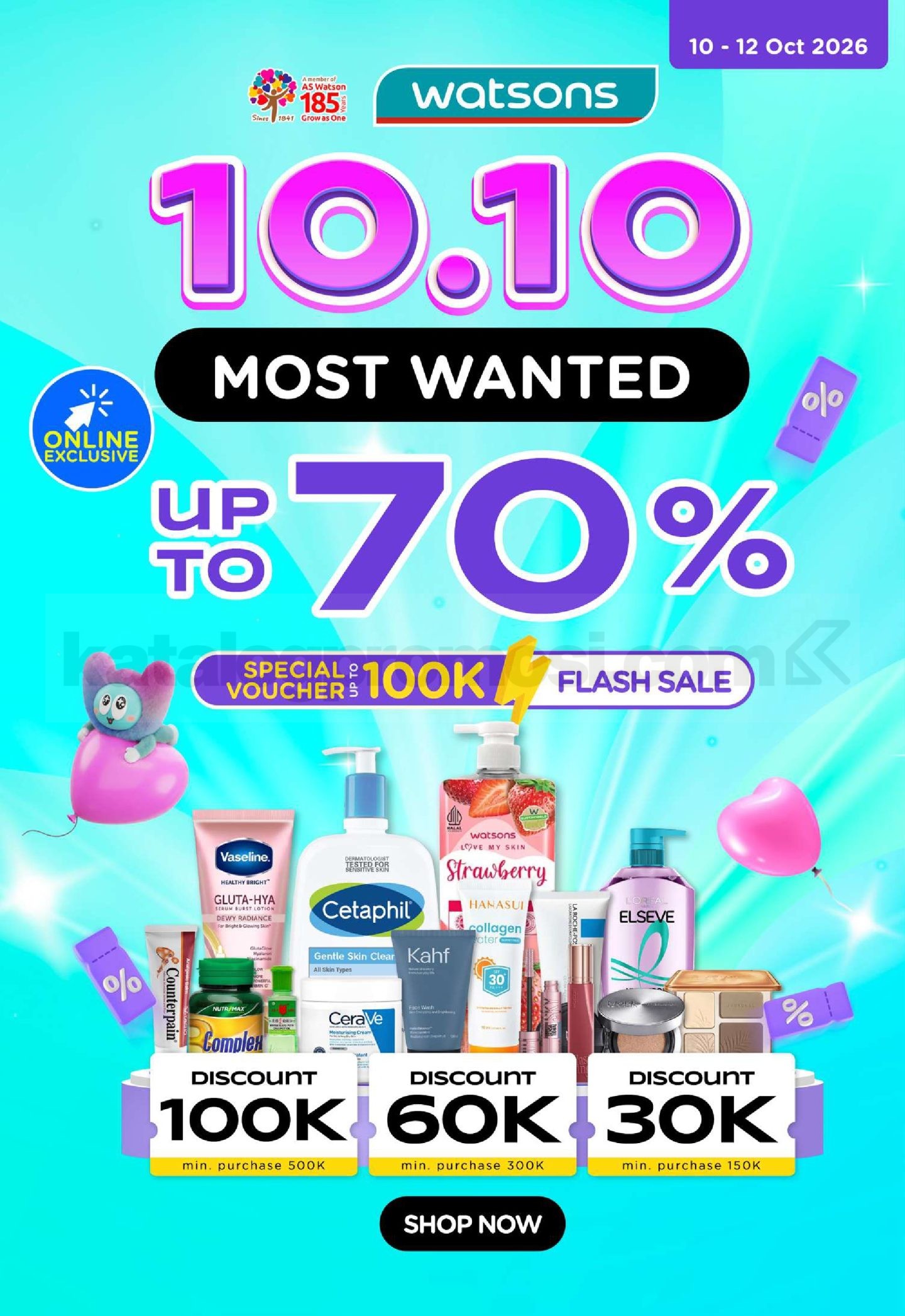 Promo Watsons Weekend Deals Diskon hingga 50% Promo Watsons Weekend Deals Diskon hingga 50% 1
