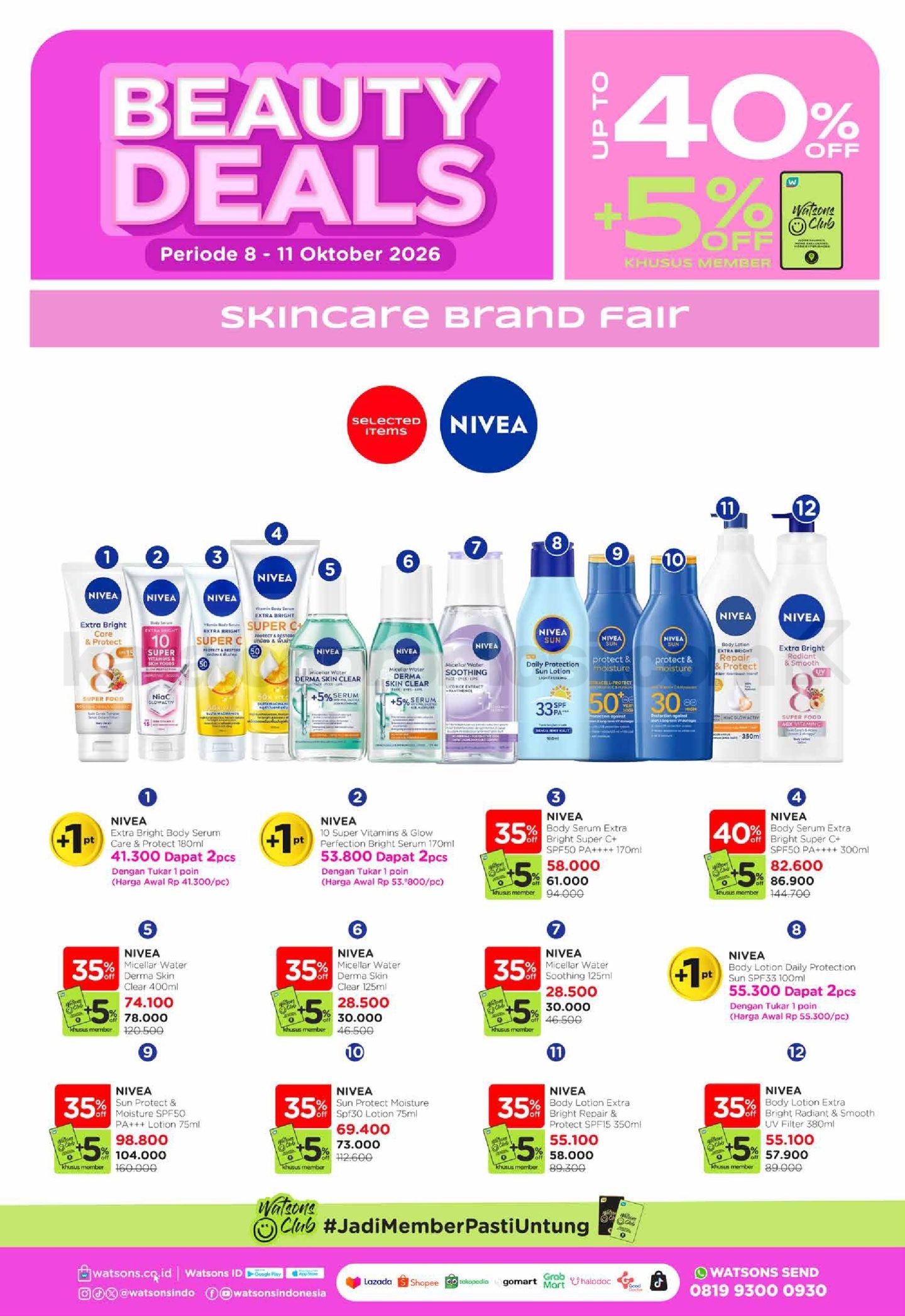 Promo Watsons Weekend Deals Diskon hingga 50% Promo Watsons Weekend Deals Diskon hingga 50% 4