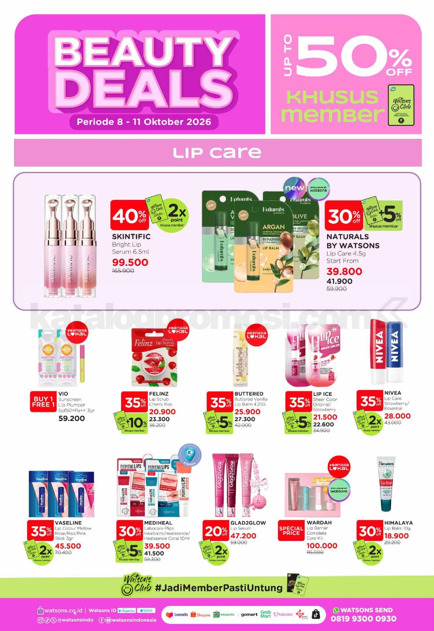 Promo Watsons Weekend Deals Diskon hingga 50% Promo Watsons Weekend Deals Diskon hingga 50% 8