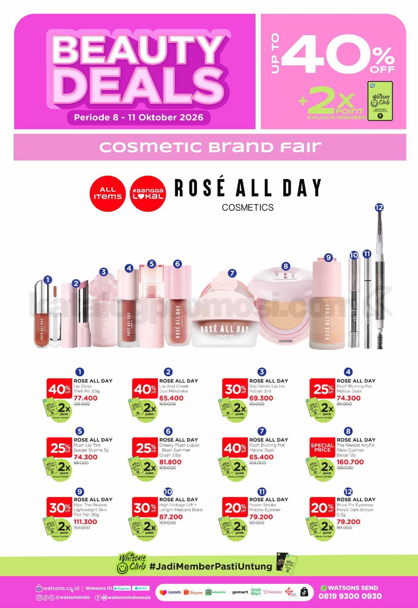 Promo Watsons Weekend Deals Diskon hingga 50% Promo Watsons Weekend Deals Diskon hingga 50% 9