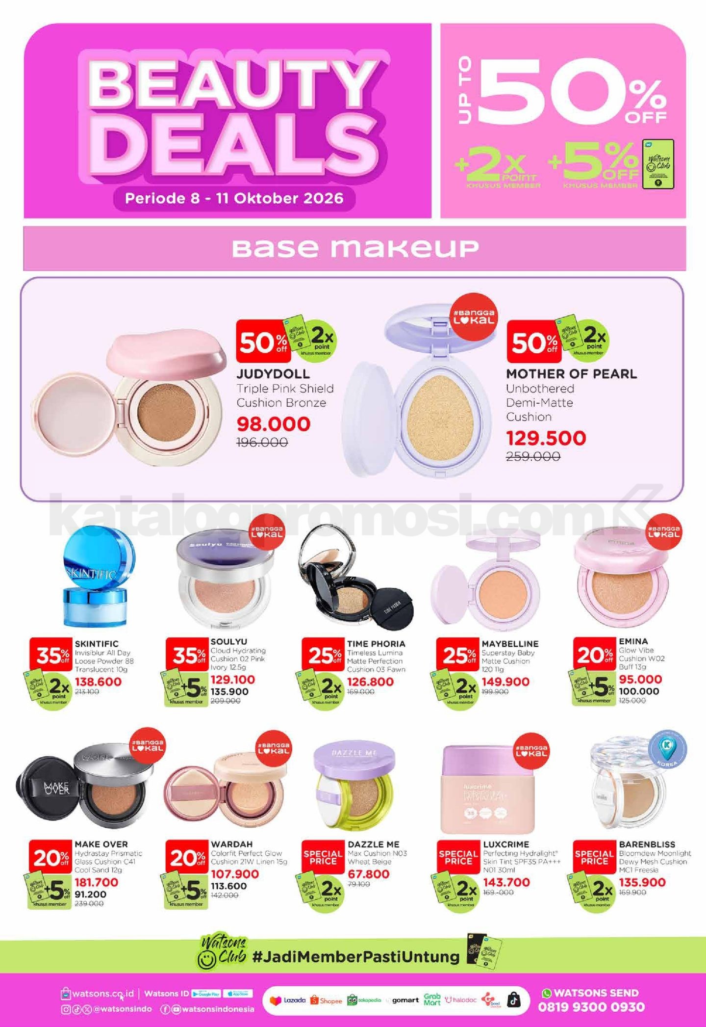Promo Watsons Weekend Deals Diskon hingga 50% Promo Watsons Weekend Deals Diskon hingga 50% 15
