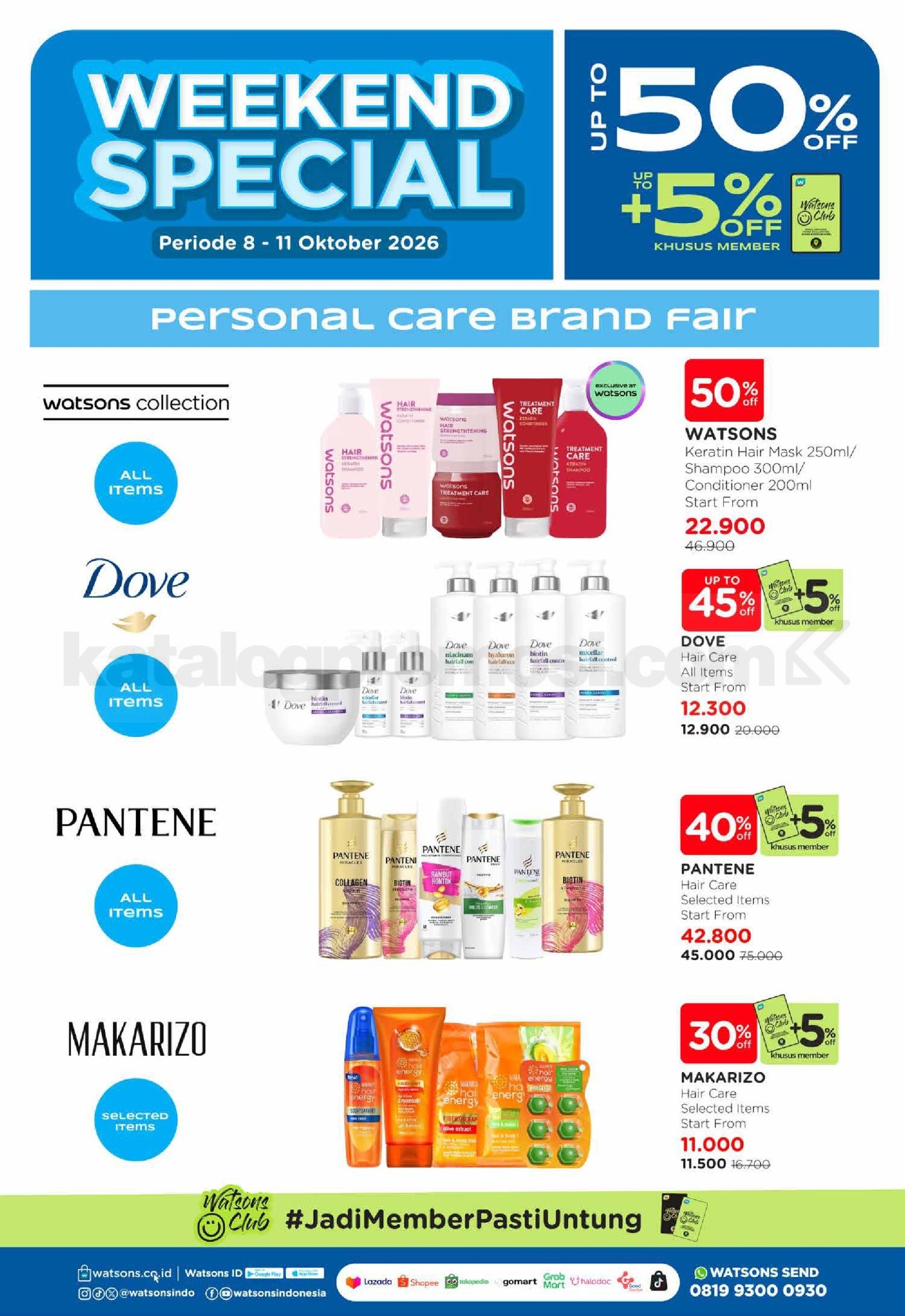 Promo Watsons Weekend Deals Diskon hingga 50% Promo Watsons Weekend Deals Diskon hingga 50% 17