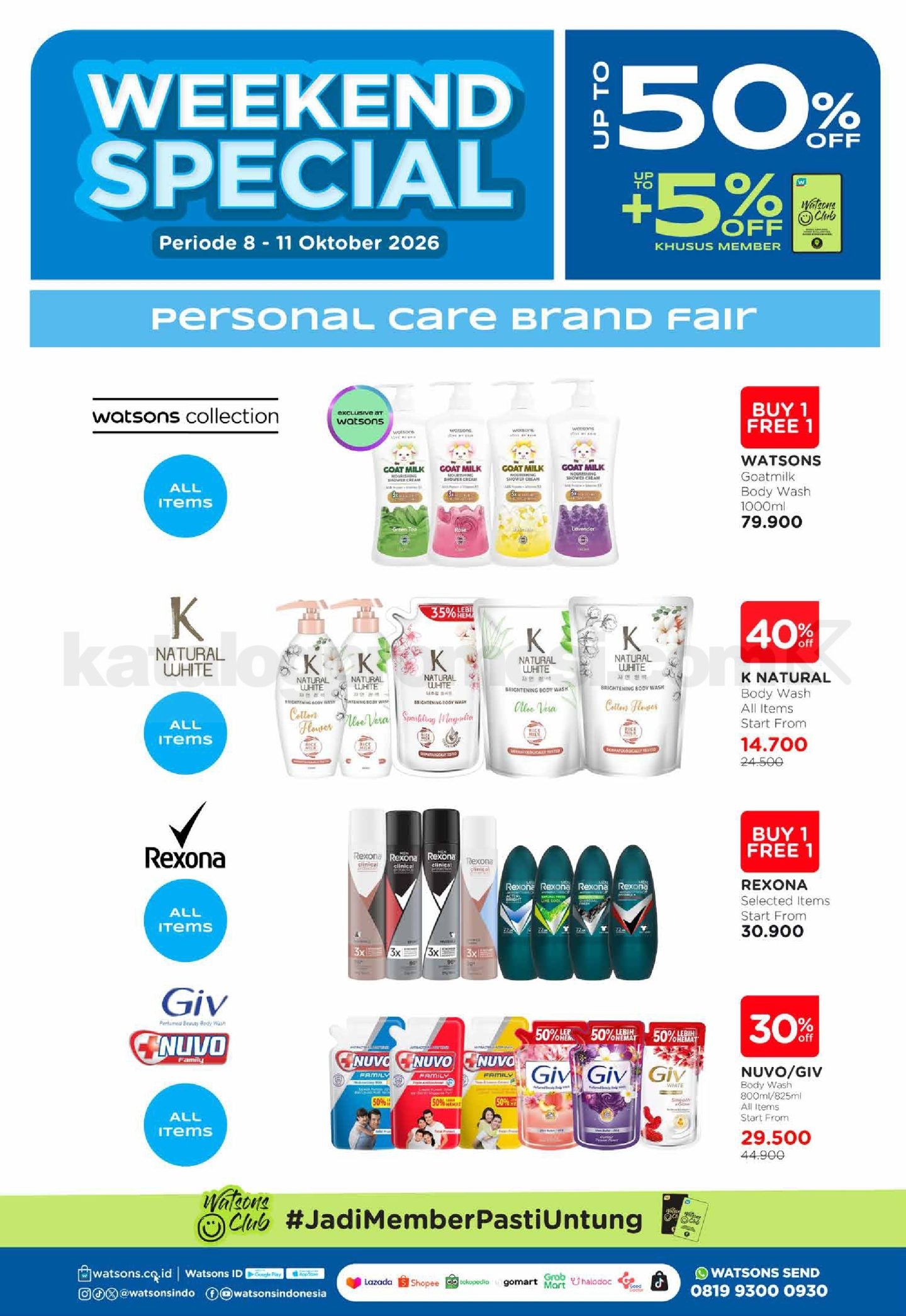 Promo Watsons Weekend Deals Diskon hingga 50% Promo Watsons Weekend Deals Diskon hingga 50% 18