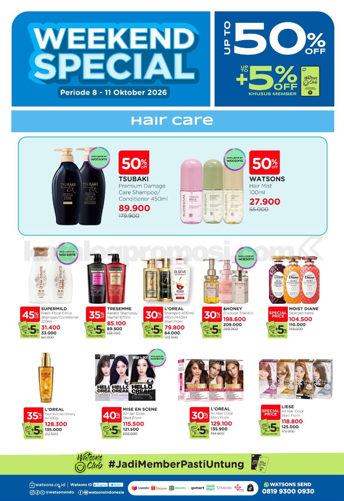 Promo Watsons Weekend Deals Diskon hingga 50% Promo Watsons Weekend Deals Diskon hingga 50% 19
