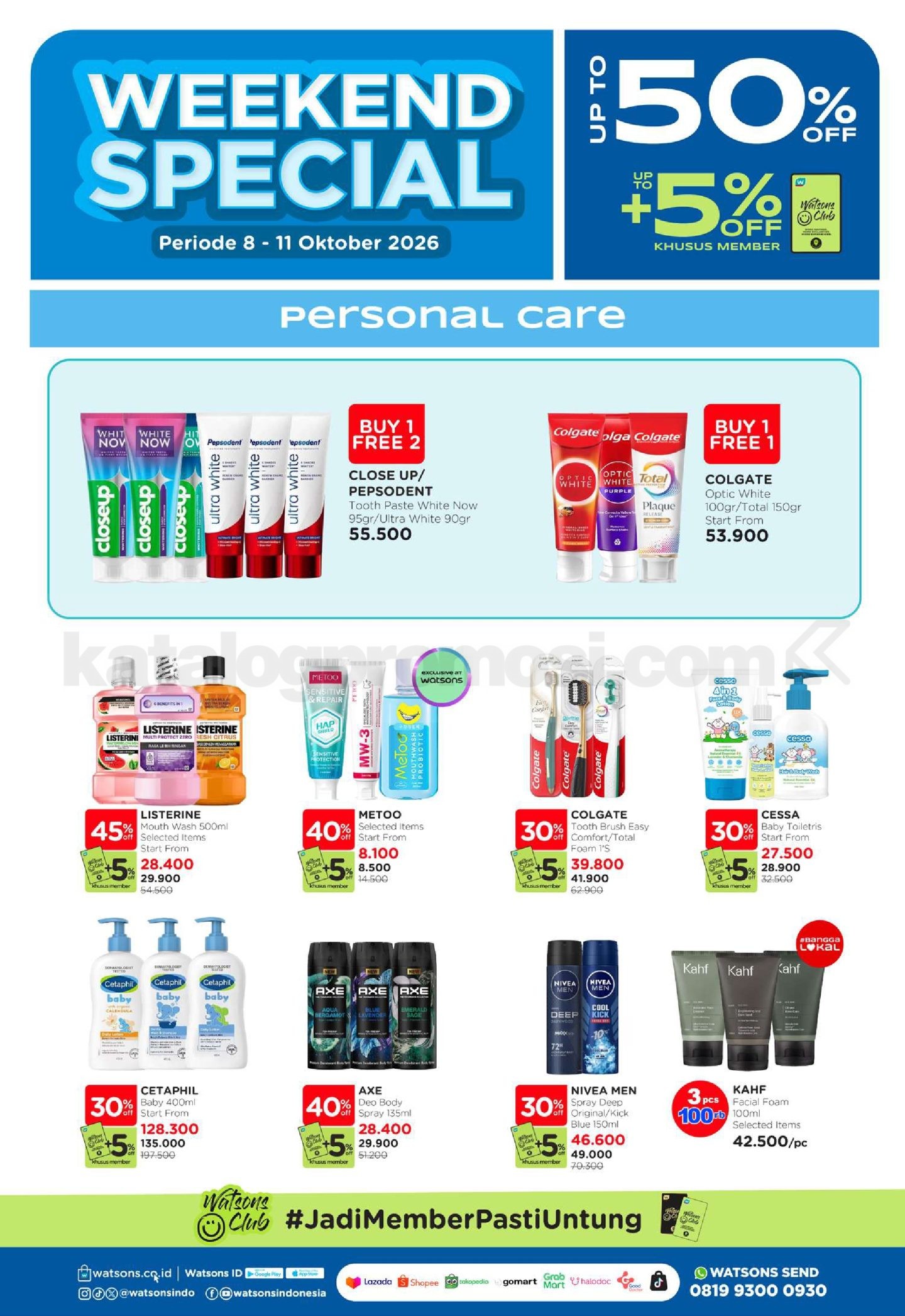 Promo Watsons Weekend Deals Diskon hingga 50% Promo Watsons Weekend Deals Diskon hingga 50% 21
