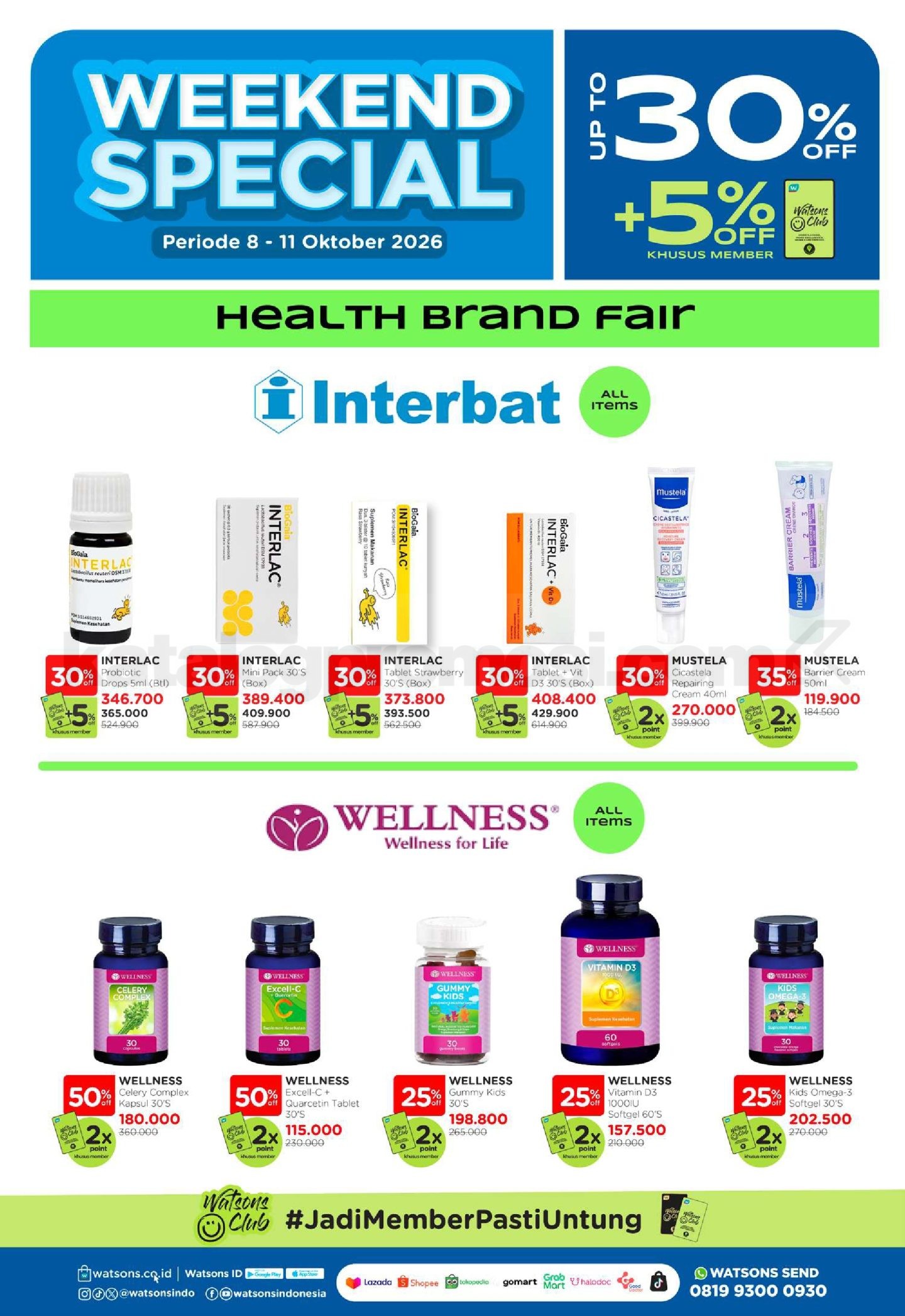 Promo Watsons Weekend Deals Diskon hingga 50% Promo Watsons Weekend Deals Diskon hingga 50% 22