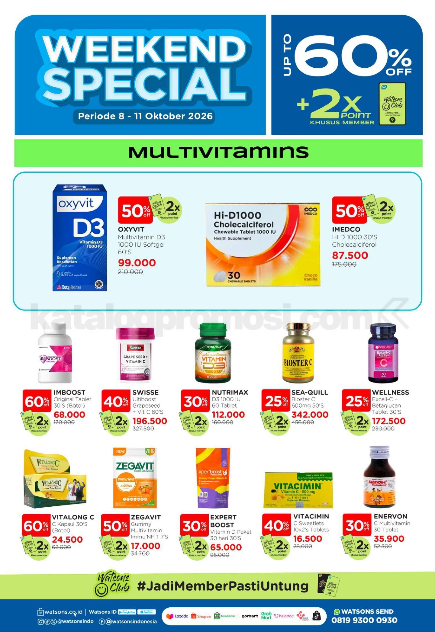 Promo Watsons Weekend Deals Diskon hingga 50% Promo Watsons Weekend Deals Diskon hingga 50% 27