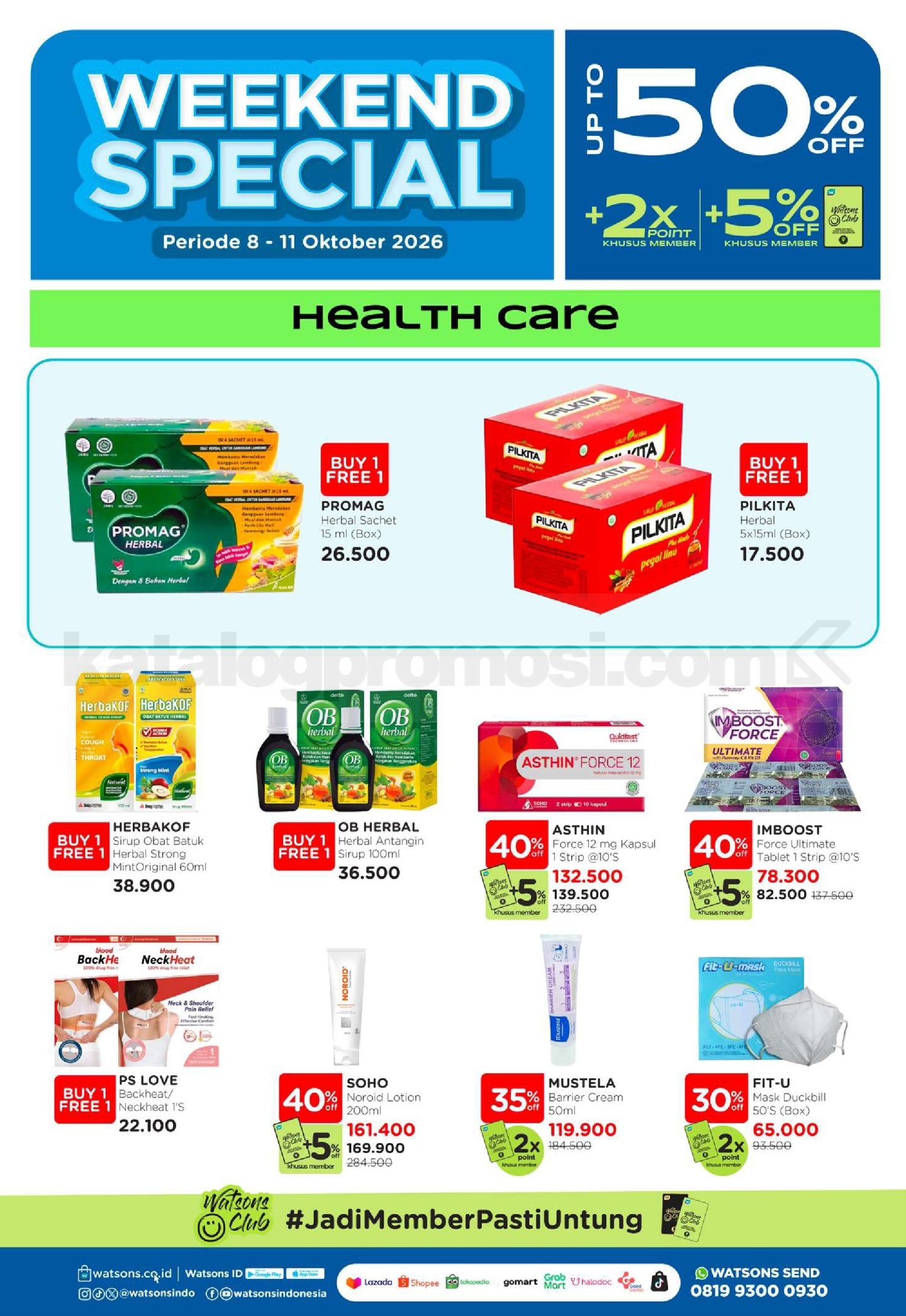 Promo Watsons Weekend Deals Diskon hingga 50% Promo Watsons Weekend Deals Diskon hingga 50% 29