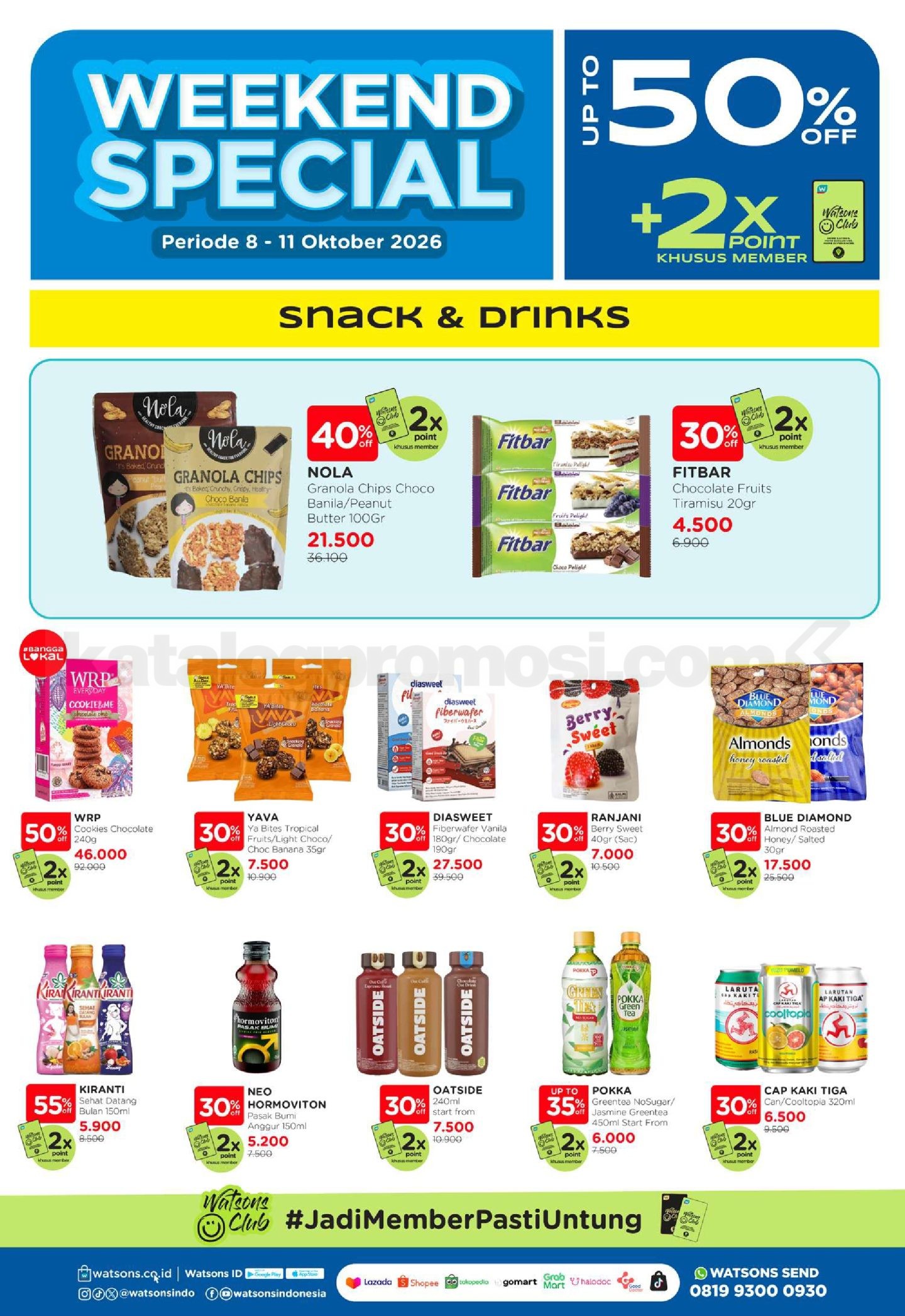 Promo Watsons Weekend Deals Diskon hingga 50% Promo Watsons Weekend Deals Diskon hingga 50% 30