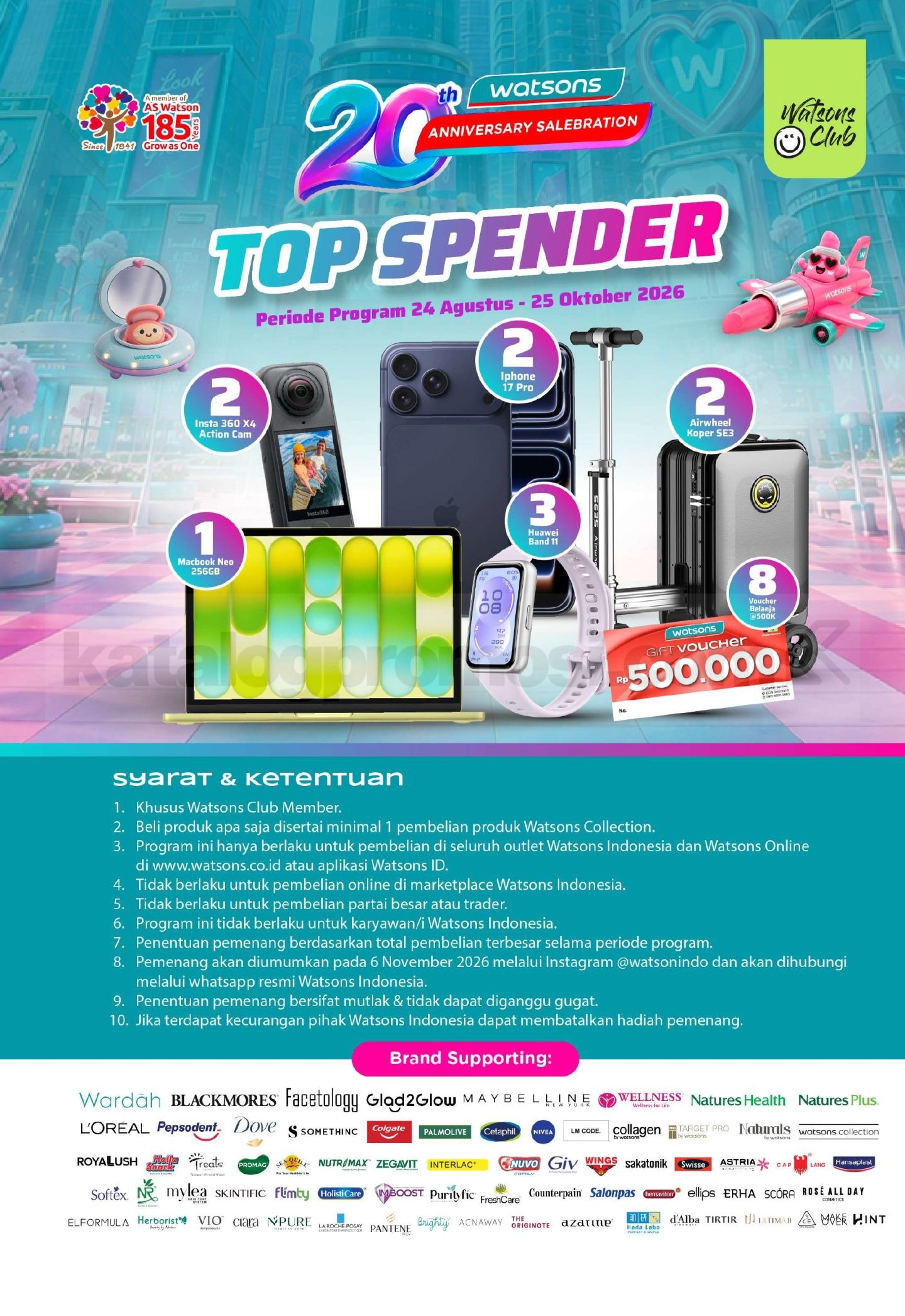 Promo Watsons Weekend Deals Diskon hingga 50% Promo Watsons Weekend Deals Diskon hingga 50% 42